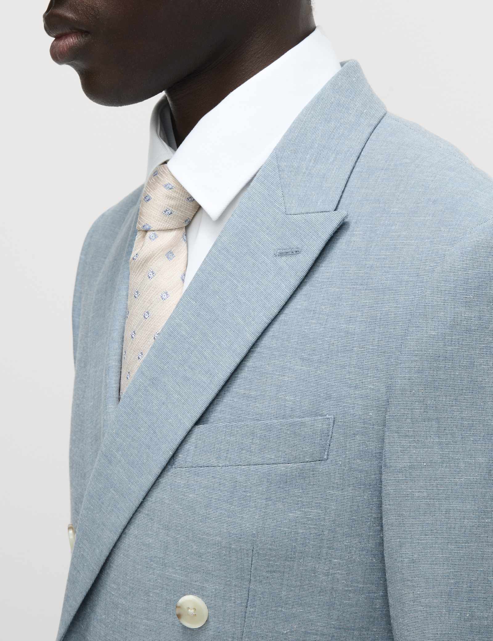 3 Piece Slim Fit Double Breasted Suit - image 2