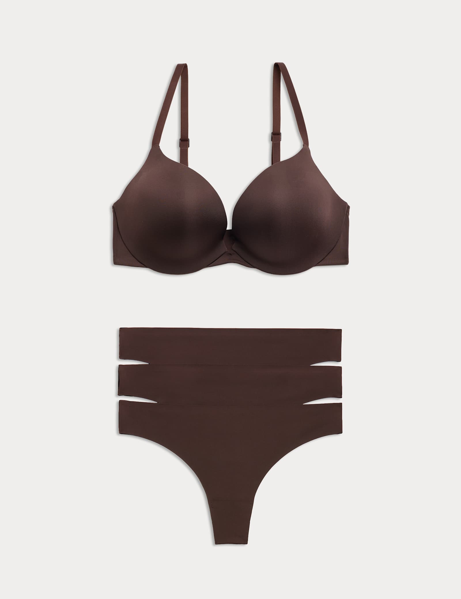 Body Invisibles Double Boost Push Up Bra Set A-D - image 2