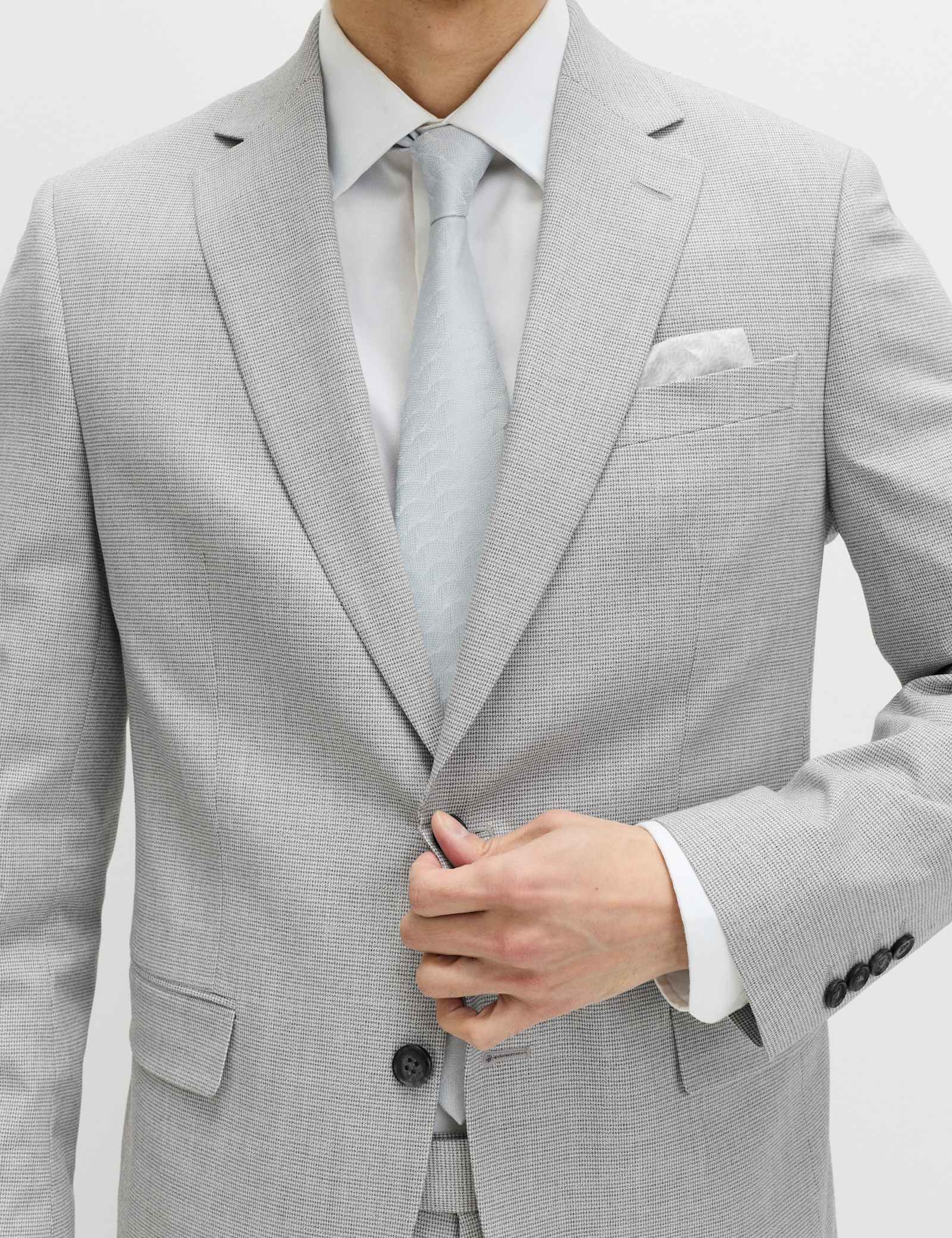 3 Piece Tailored Fit Stretch Suit - image 3