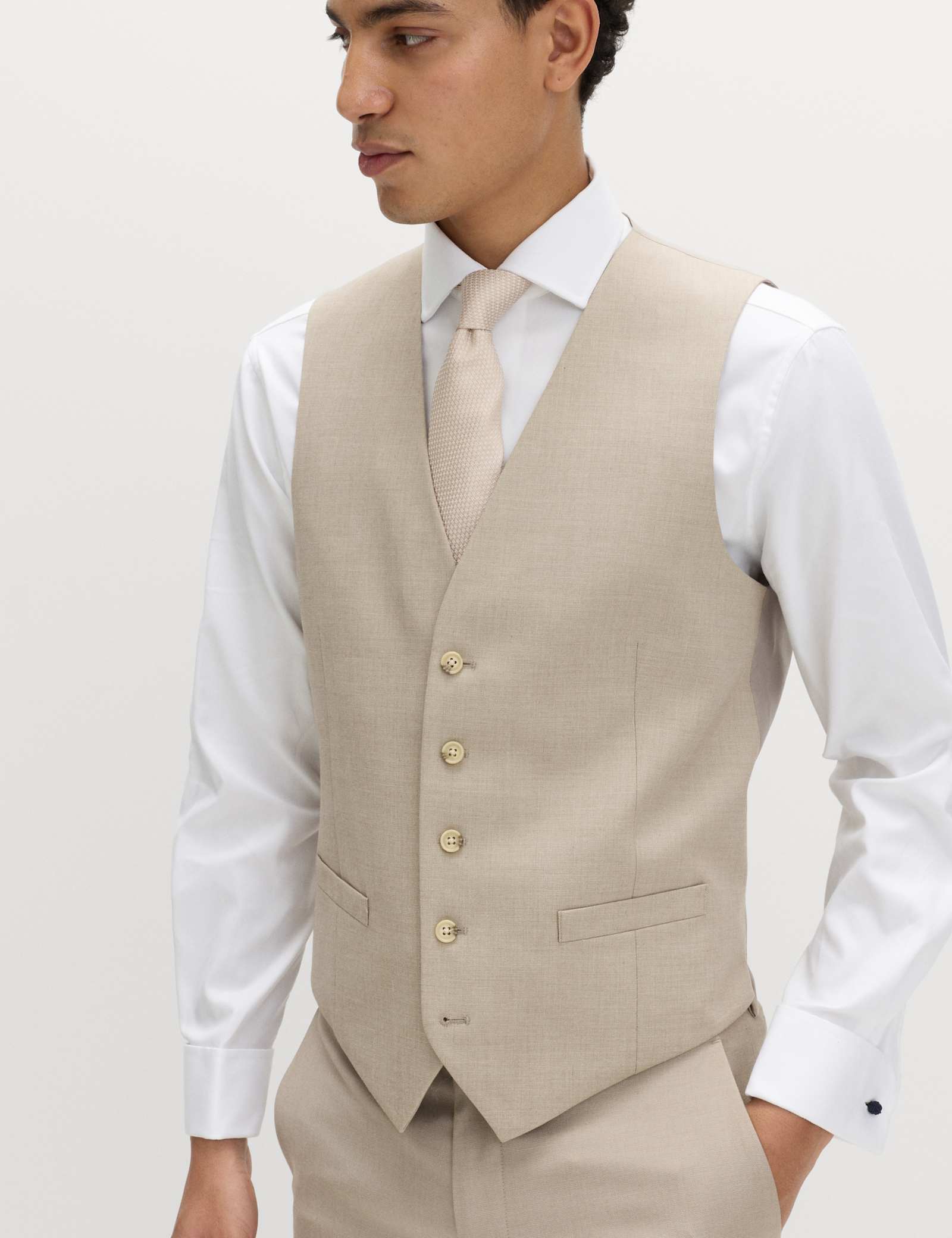 3 Piece Slim Fit Stretch Suit - image 4
