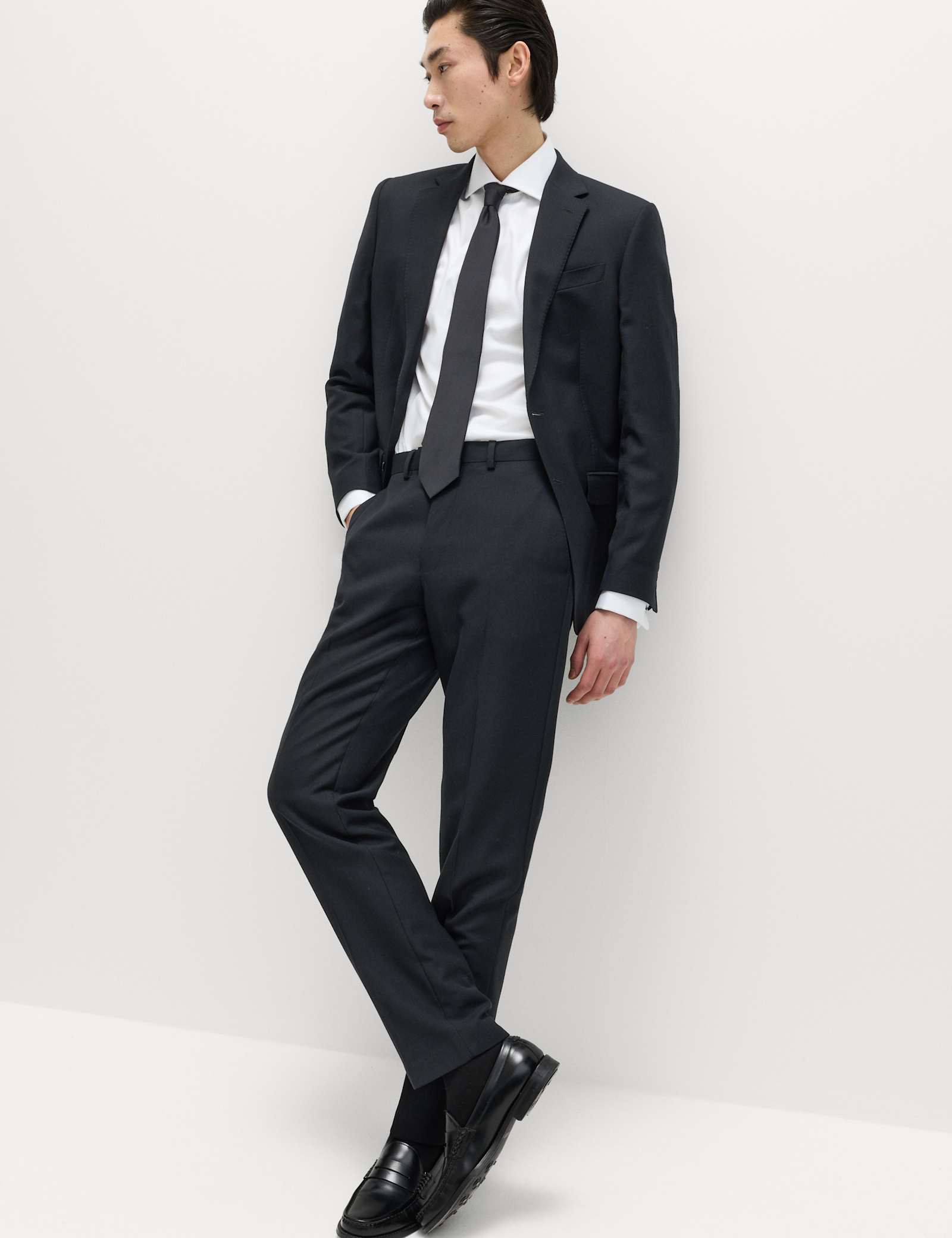 2 Piece Regular Fit Pure Wool Suit - image 5