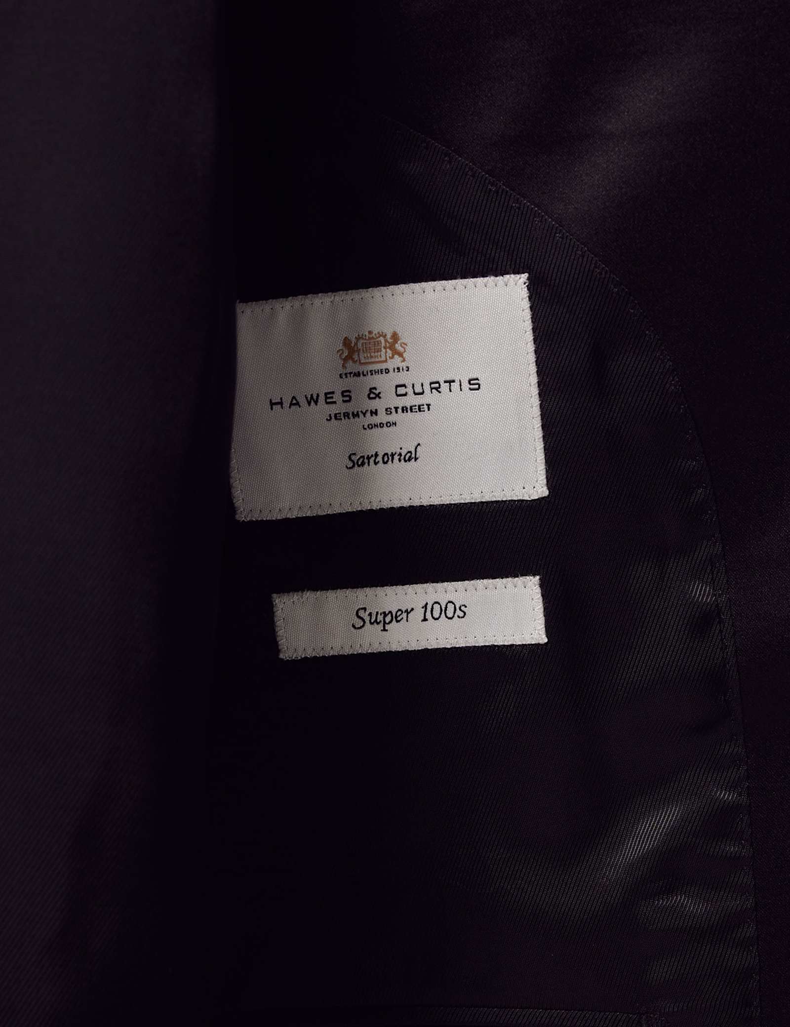 Slim Fit Pure Wool Tuxedo Suit - image 4