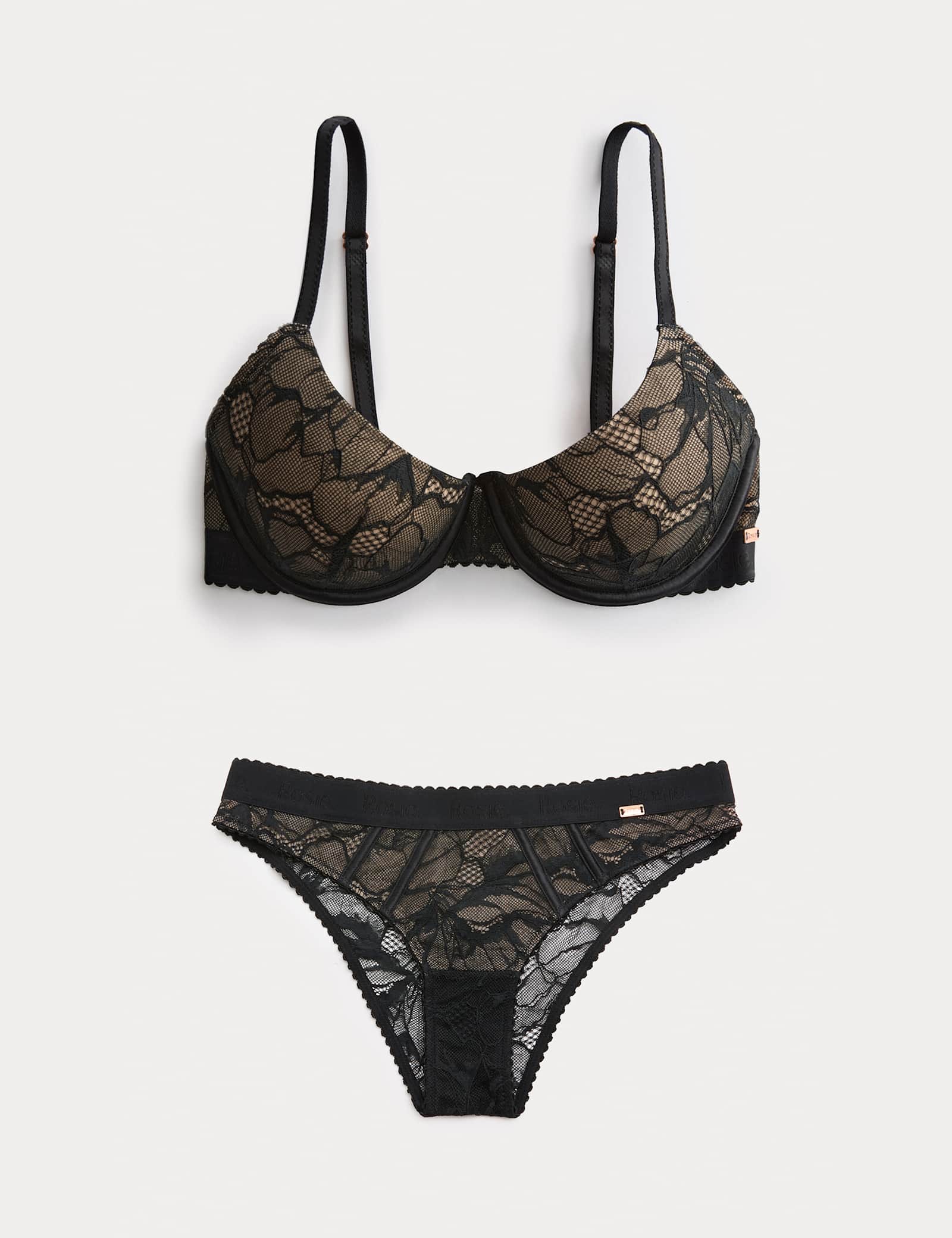 LaceWear Wired Demi Cup Bra Set A-E - image 3