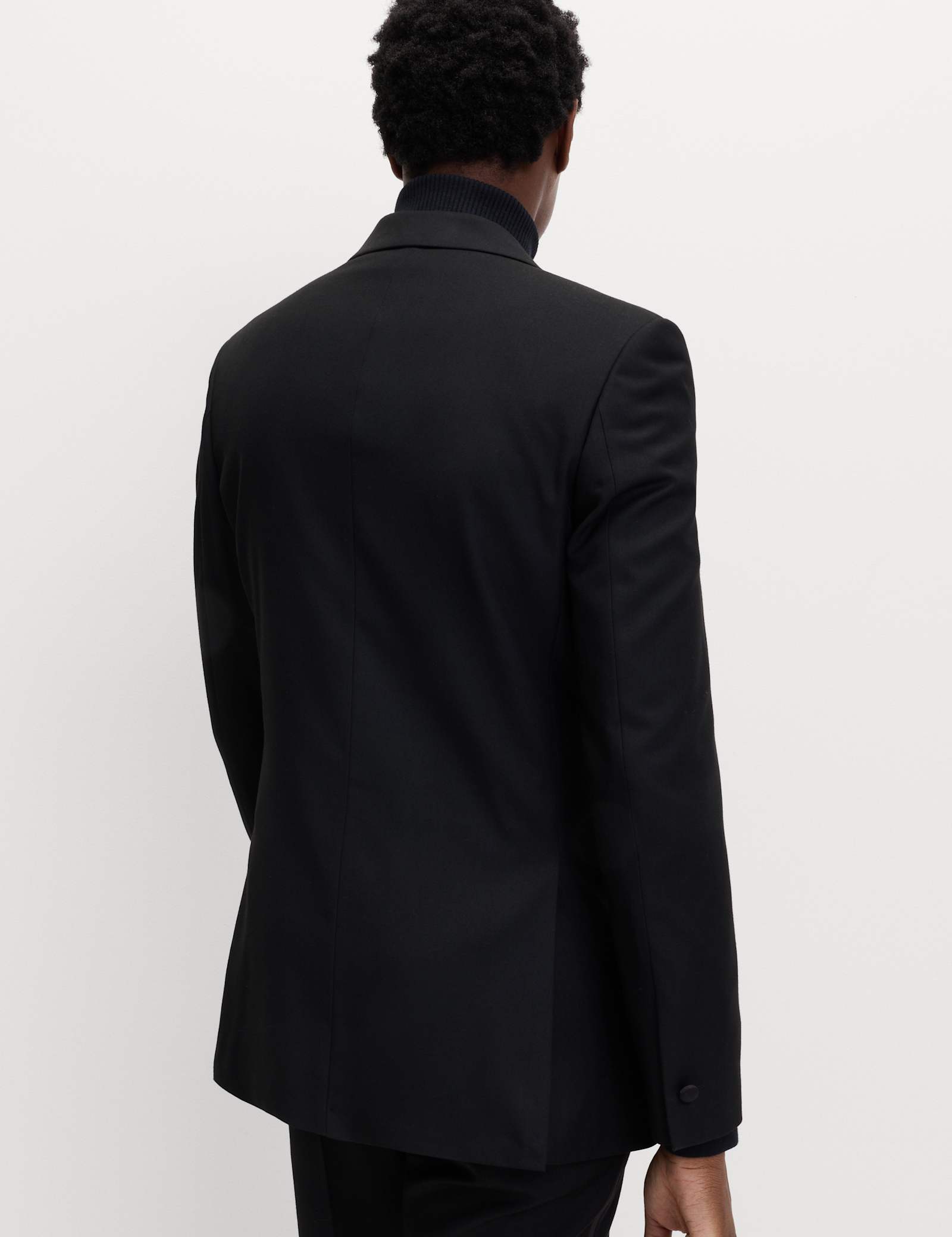 2 Piece Slim Fit Stretch Tuxedo Suit - image 3