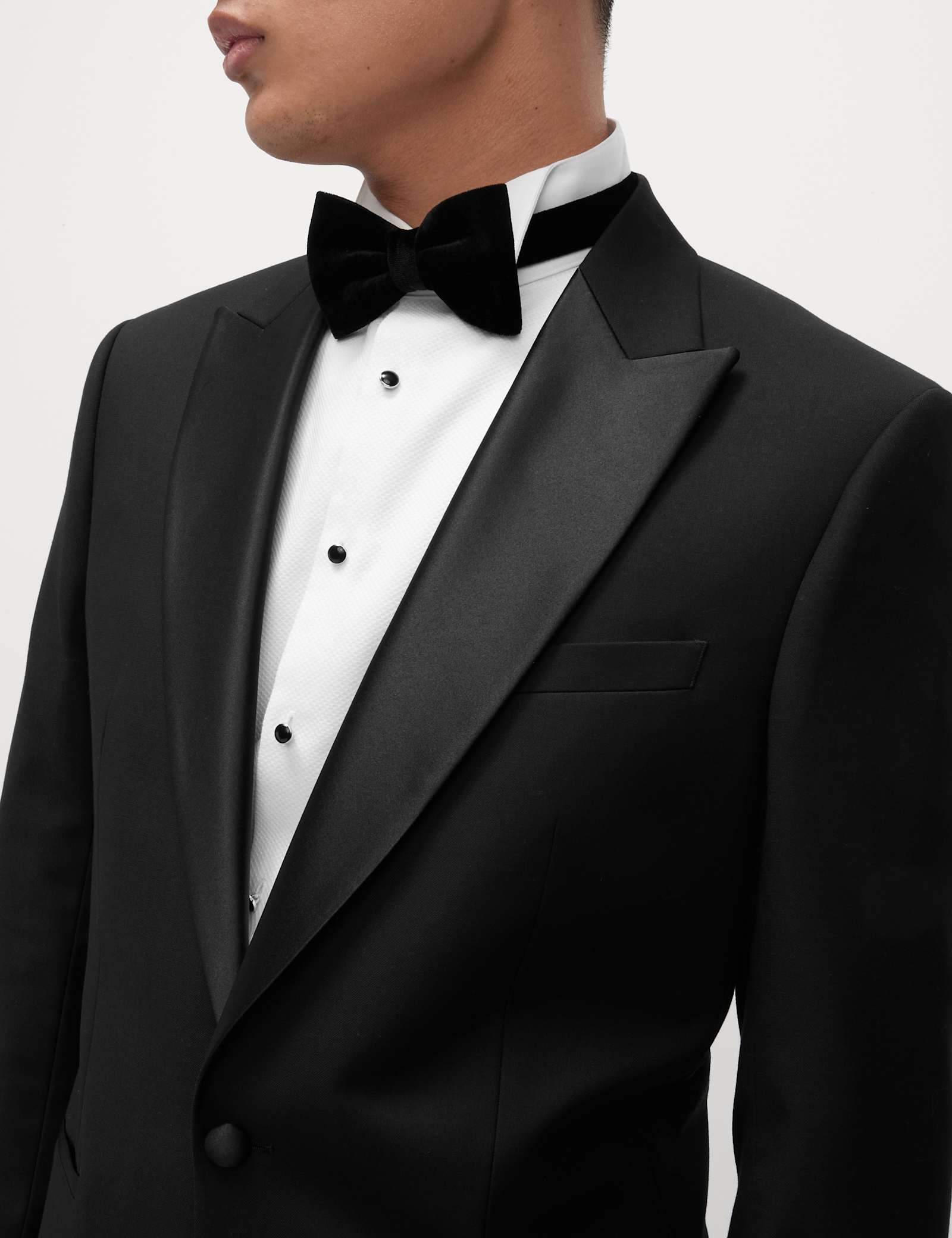 2 Piece Slim Fit Stretch Tuxedo Suit - image 5