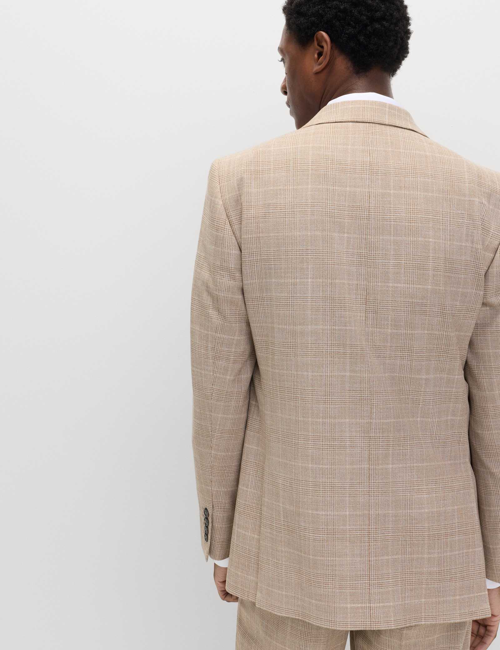 2 Piece Regular Fit Prince of Wales Check Suit - image 3