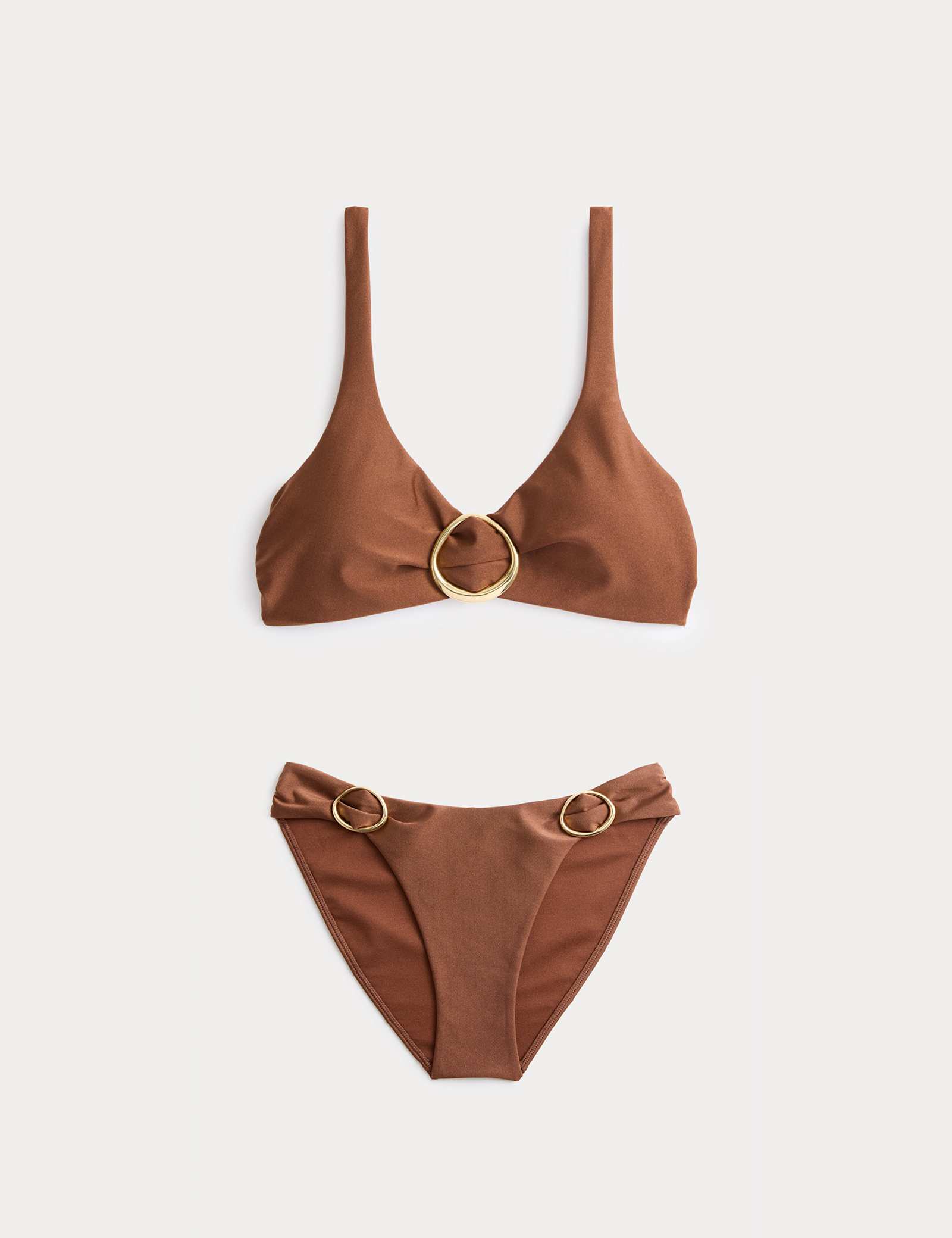 Trim Detail Plunge Bikini Set - image 5