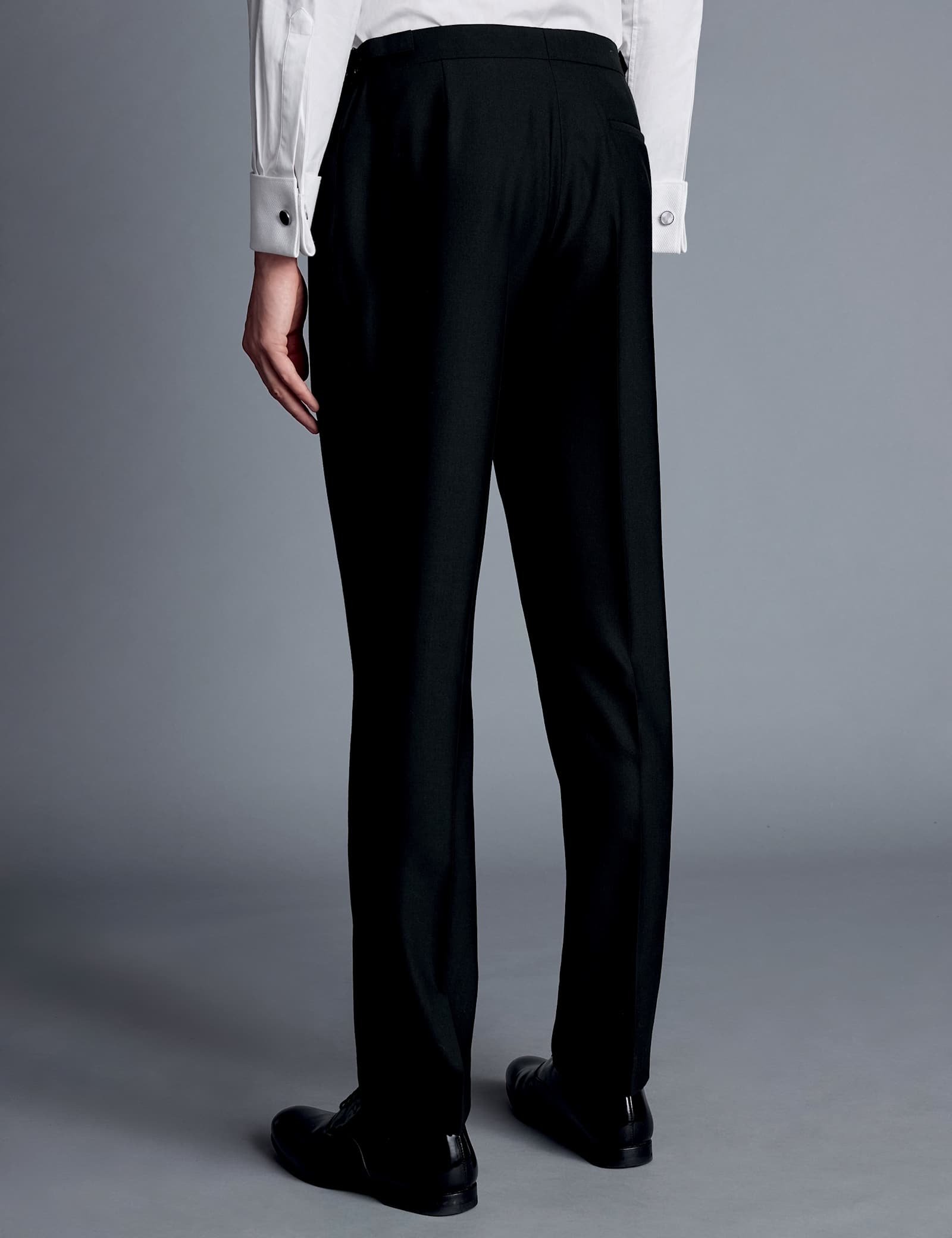 Regular Fit Super 120's Wool Tuxedo Suit - image 5