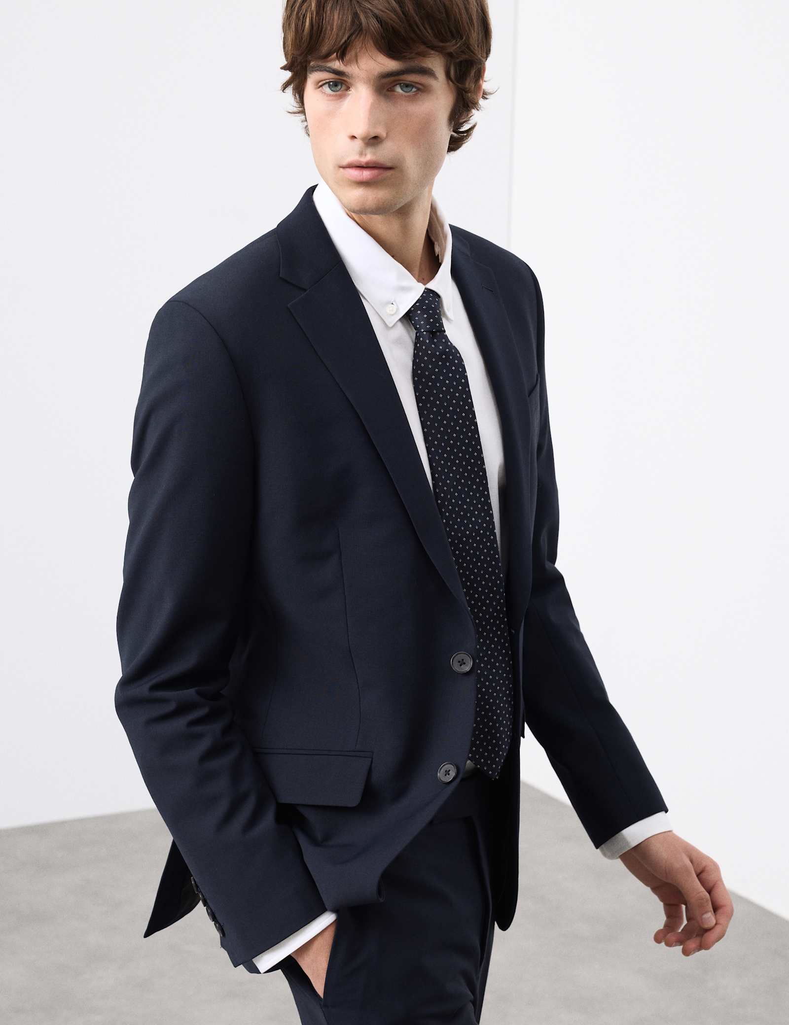 2 Piece Slim Fit Performance Stretch Suit - image 4