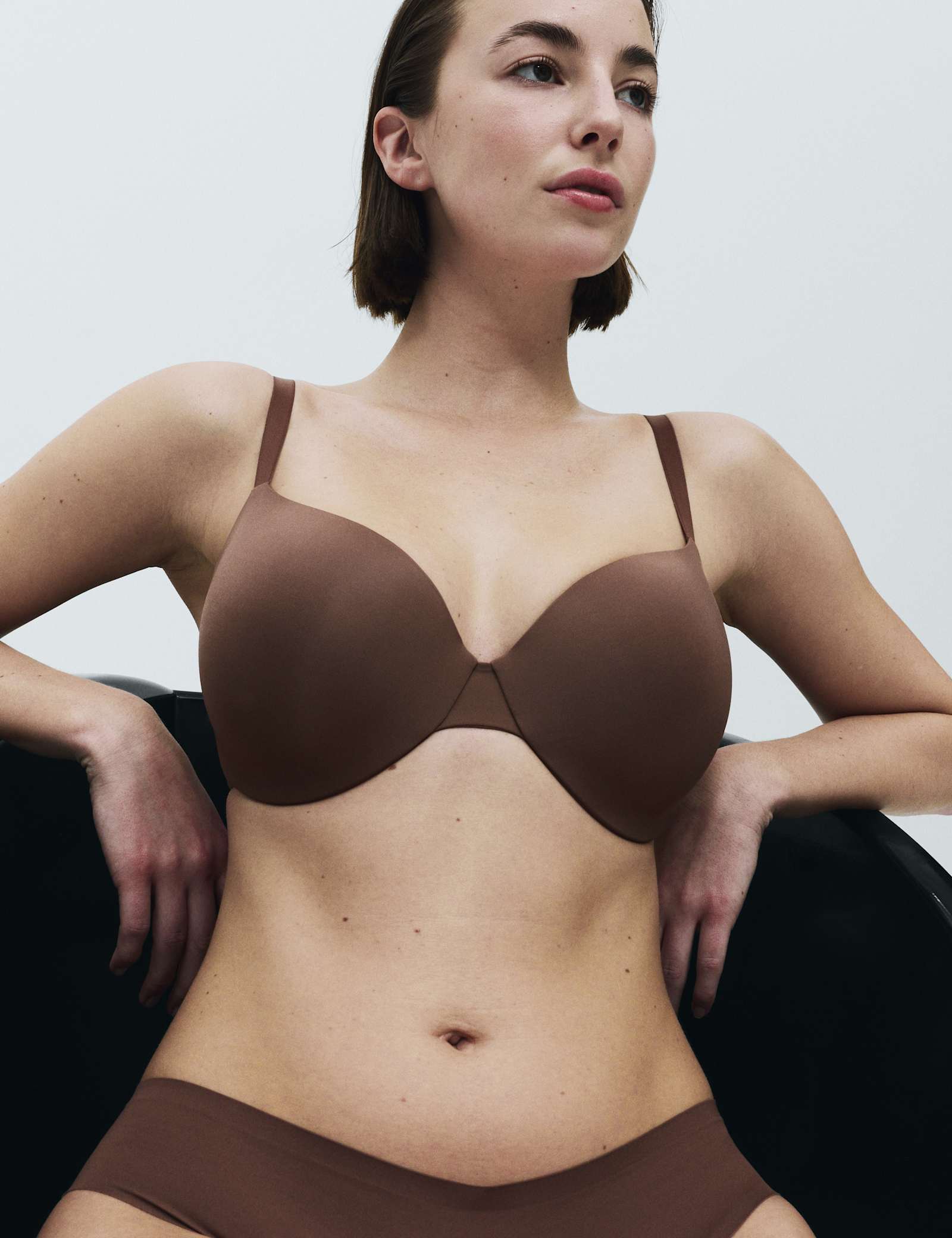 Body Invisibles Wired Demi Cup Bra Set F+ - image 2