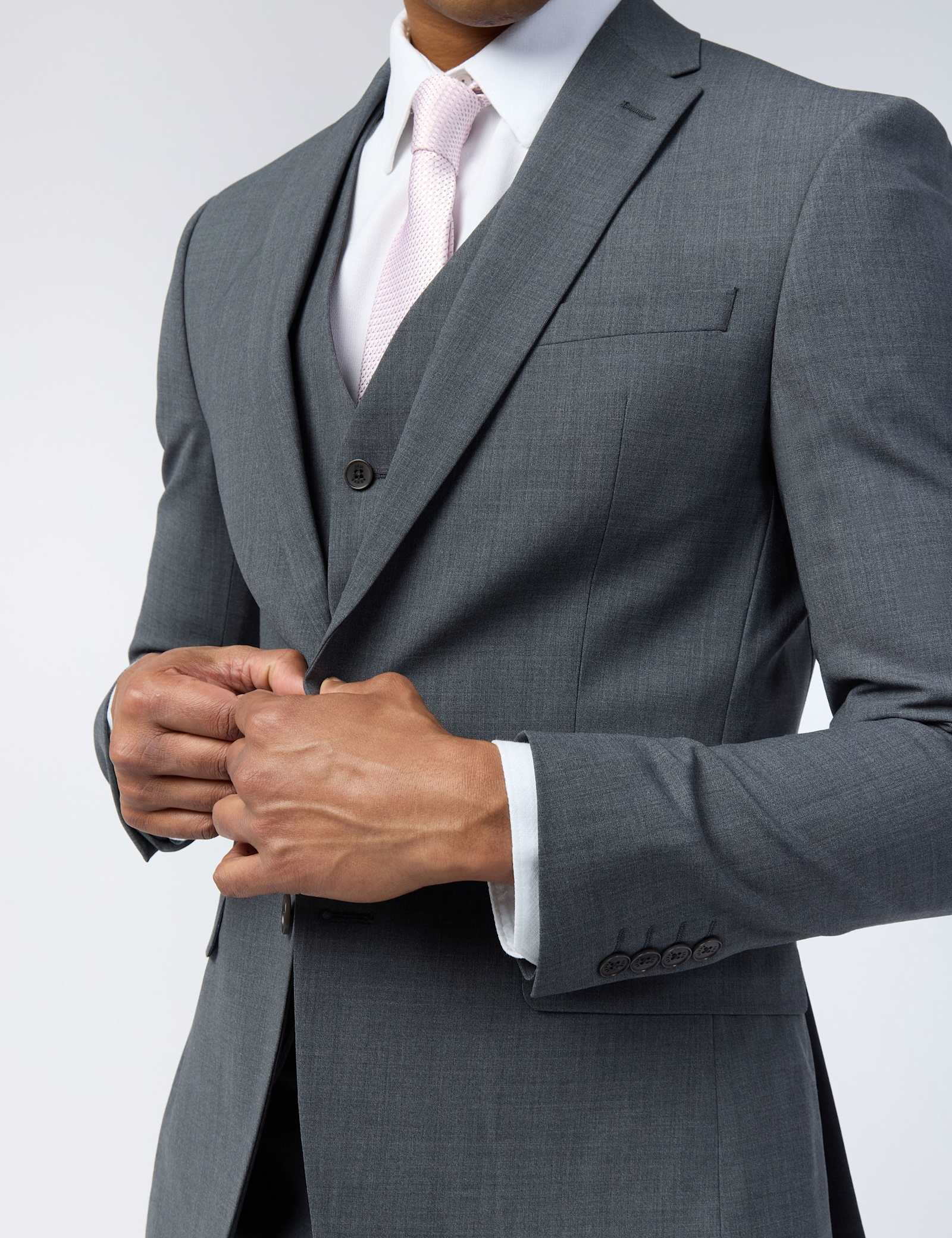 Slim Fit Wool Rich Suit - image 5