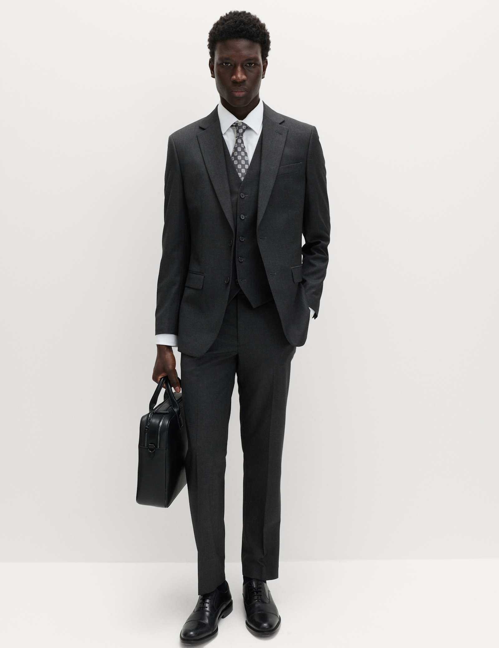3 Piece Slim Fit Stretch Suit - image 3