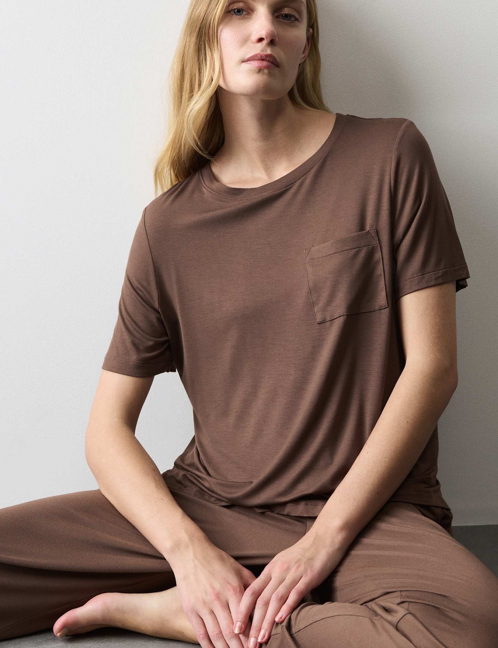 Pocket Detail Pyjama Top Set - image 2