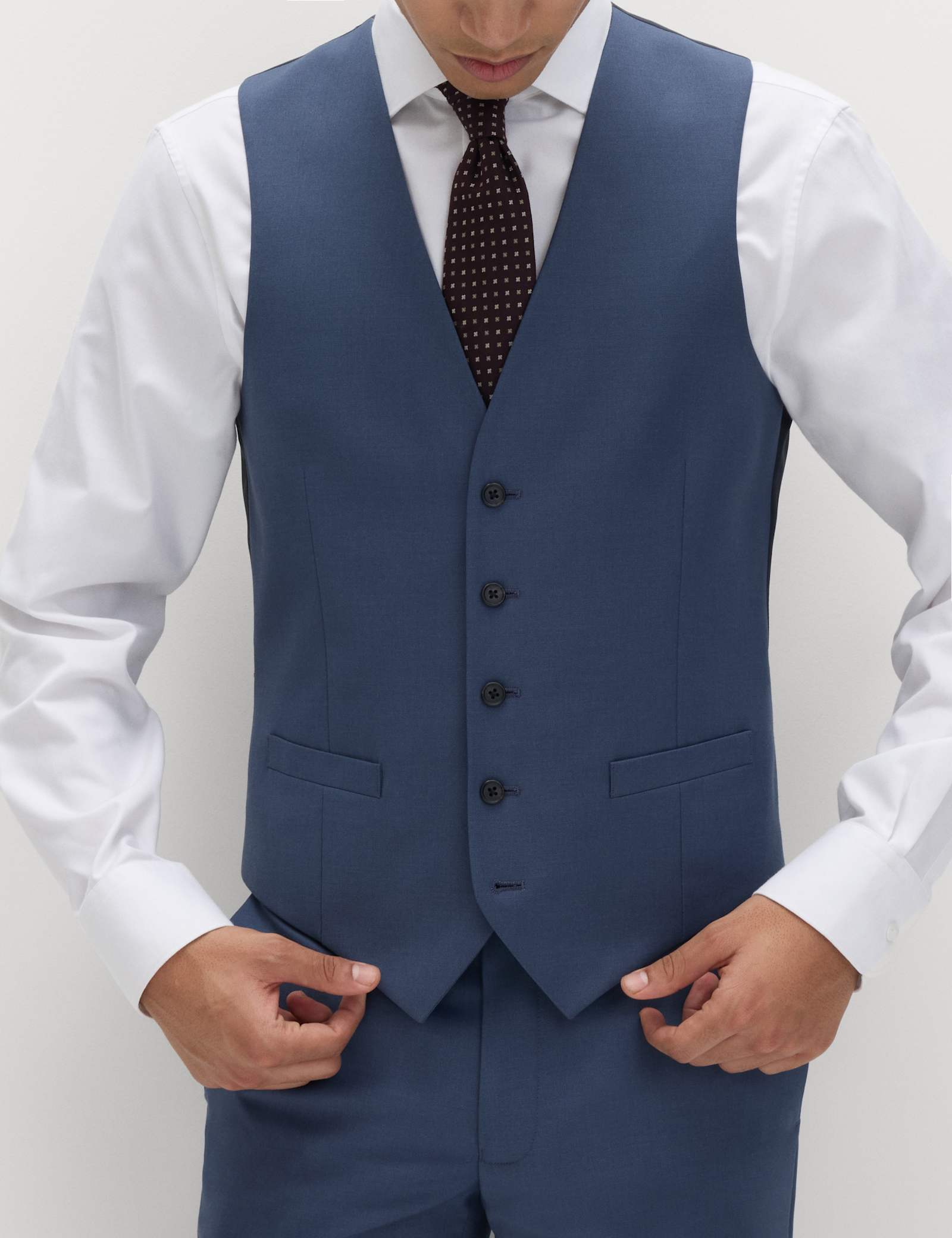 3 Piece Slim Fit Stretch Suit - image 5