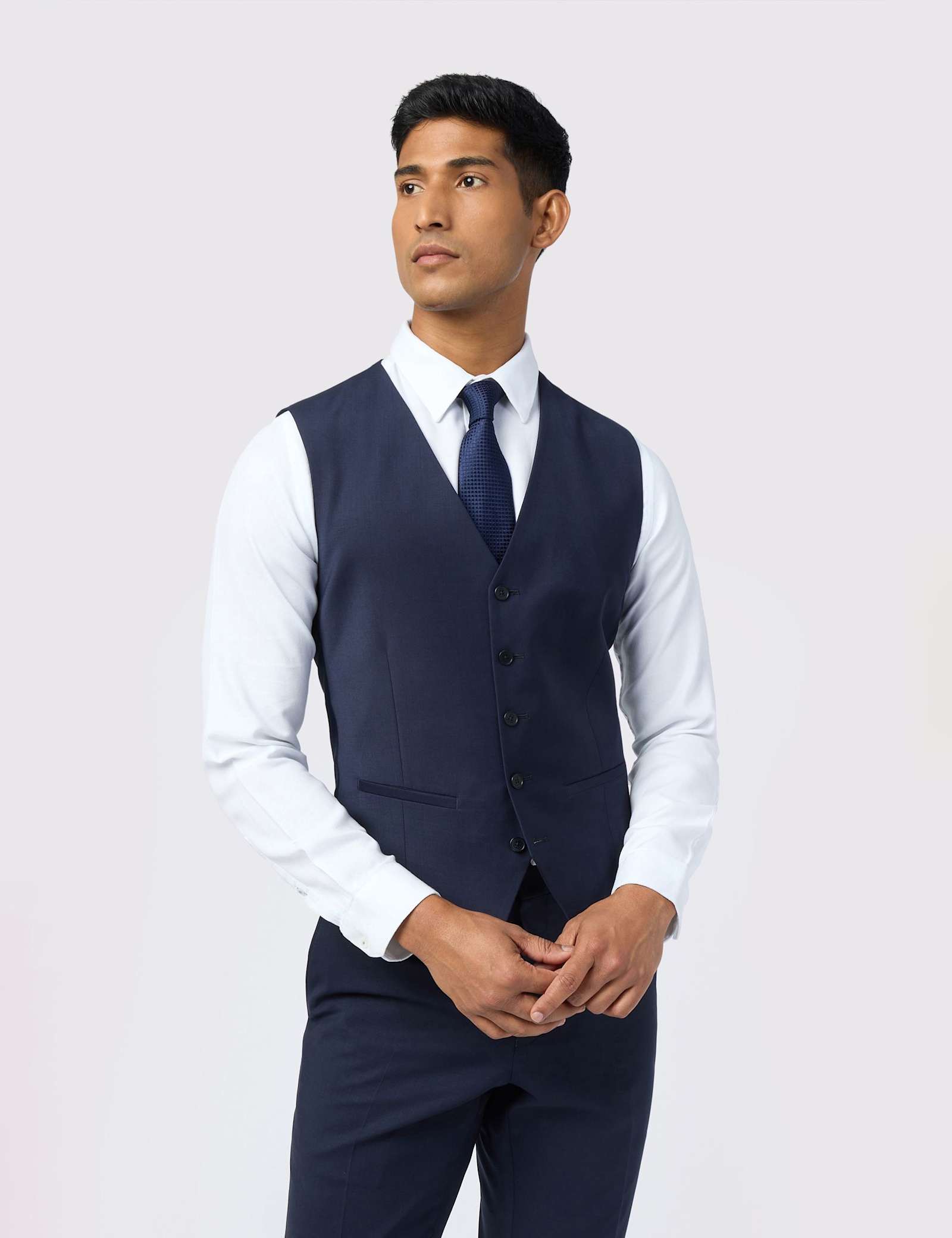 Slim Fit Wool Rich Suit - image 5