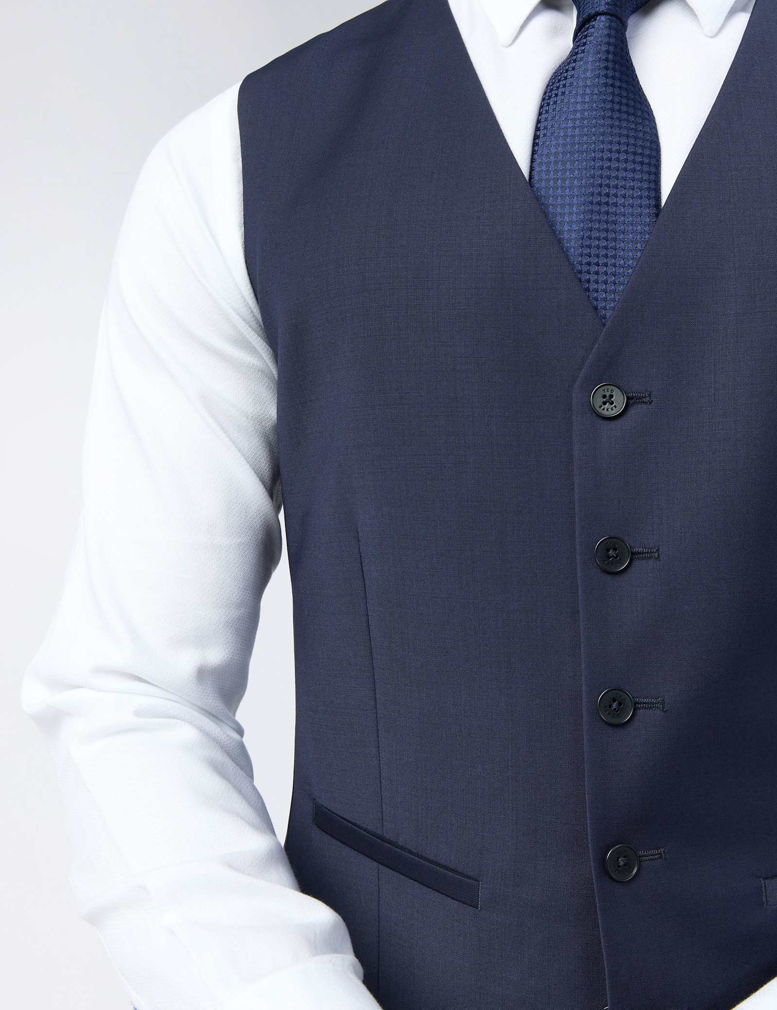 Slim Fit Wool Rich Suit - image 4