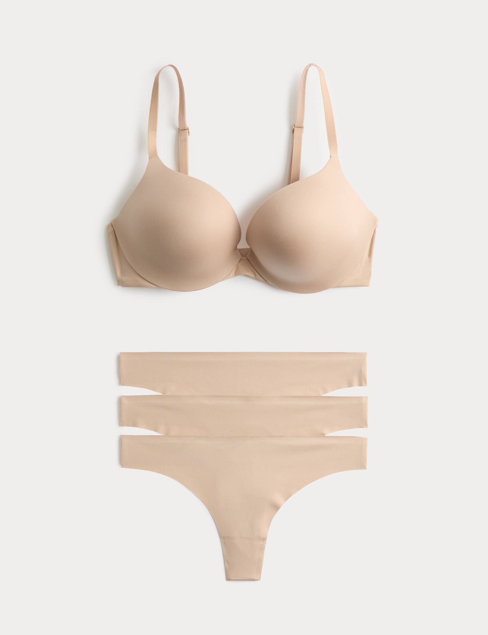 Body Invisibles Double Boost Push Up Bra Set A-D - image 2