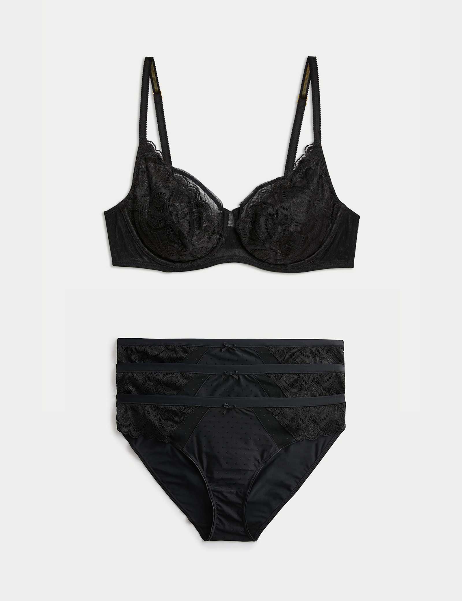 Amelia Lace Natural Lift Full Cup Bra Set A-E - image 4