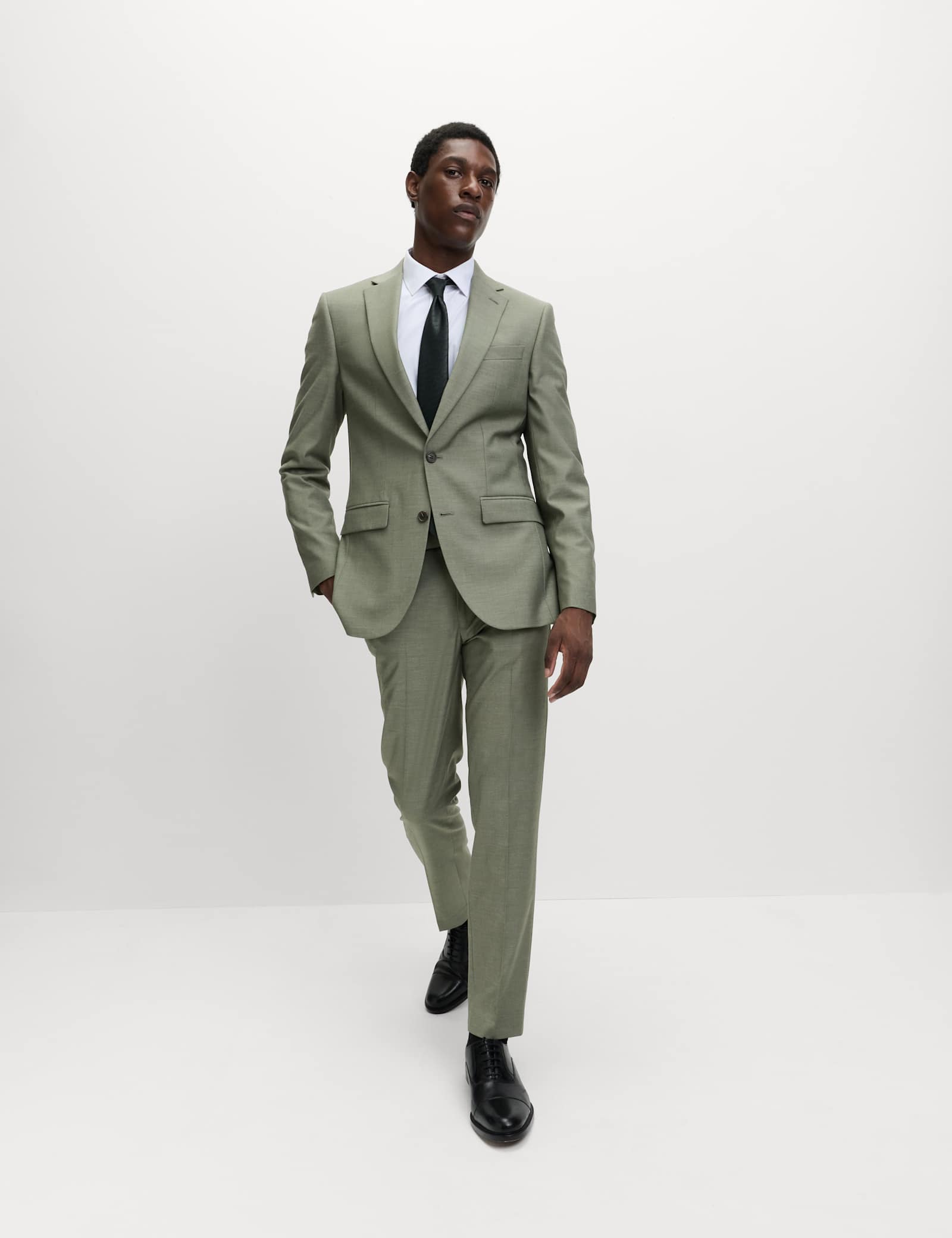 2 Piece Slim Fit Stretch Suit - image 2
