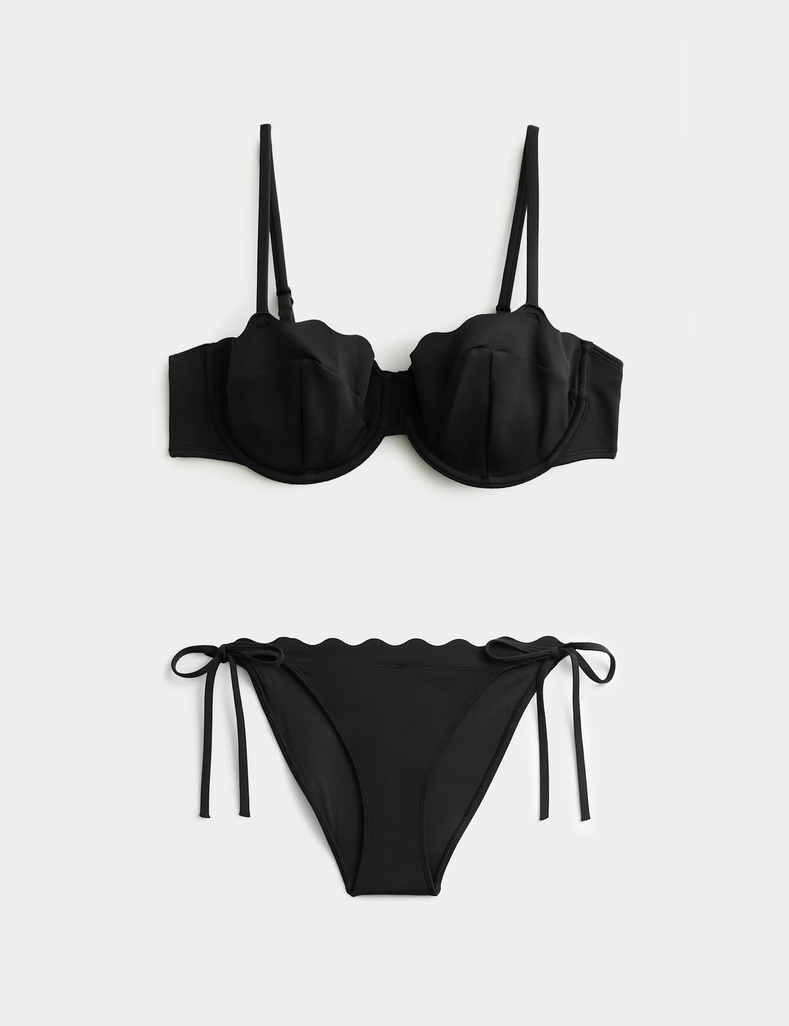 Wired Sculpt Scallop Bikini Set - image 2