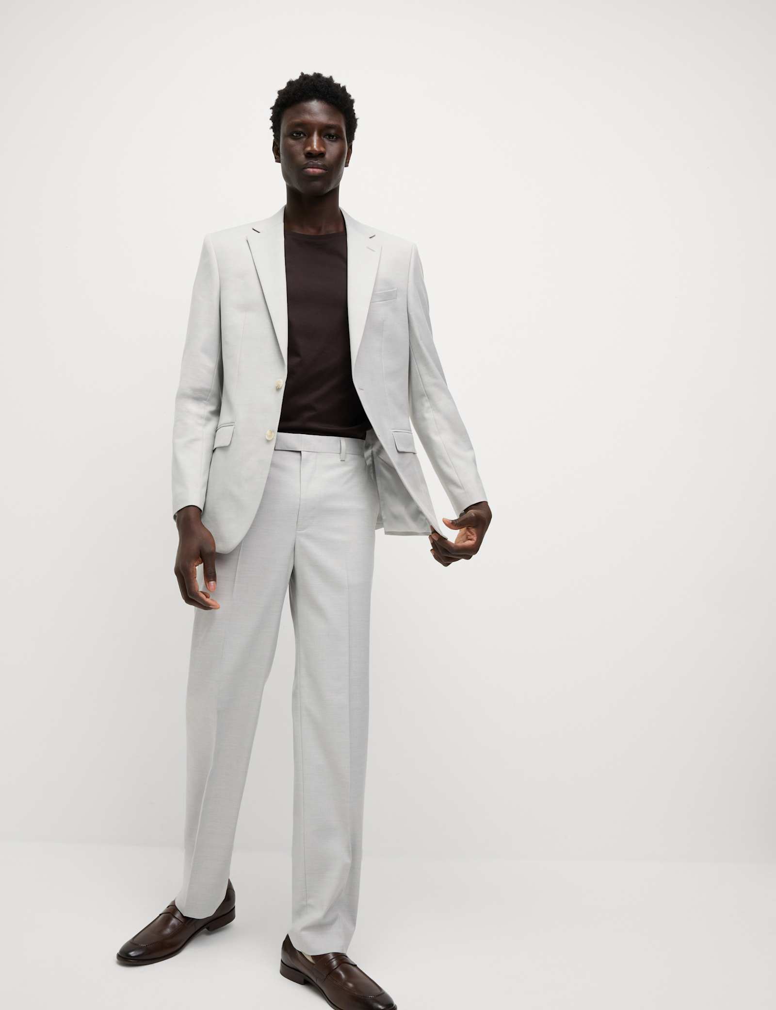 2 Piece Regular Fit Stretch Suit - image 4