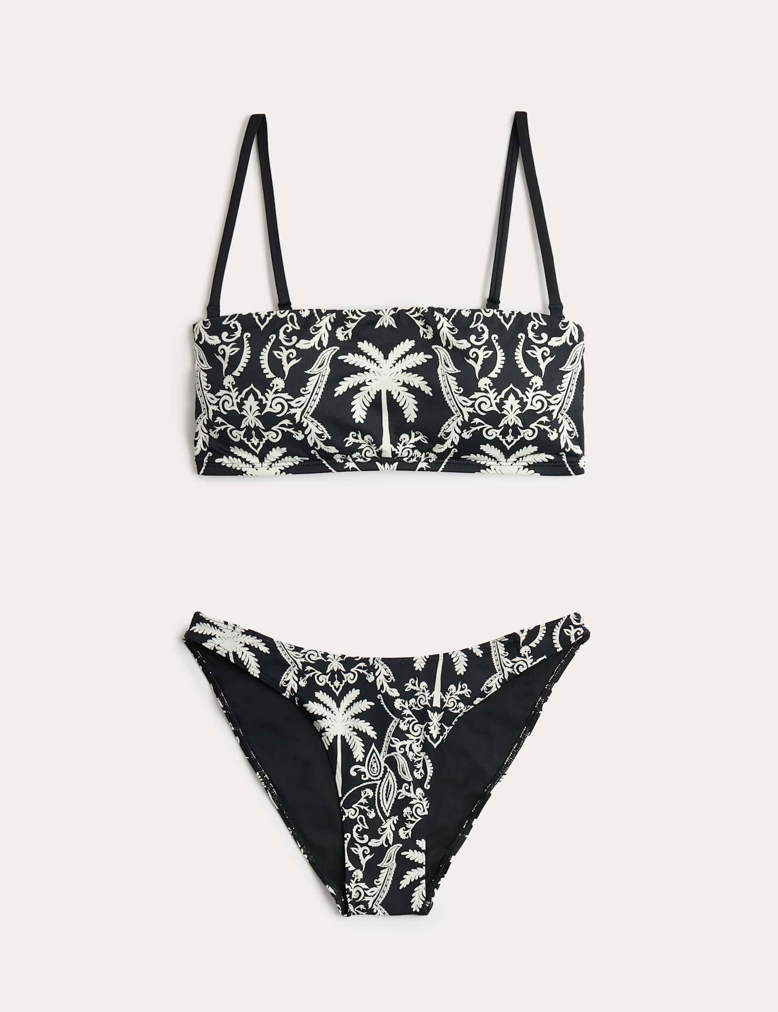 Printed Bandeau Bikini Set - image 3