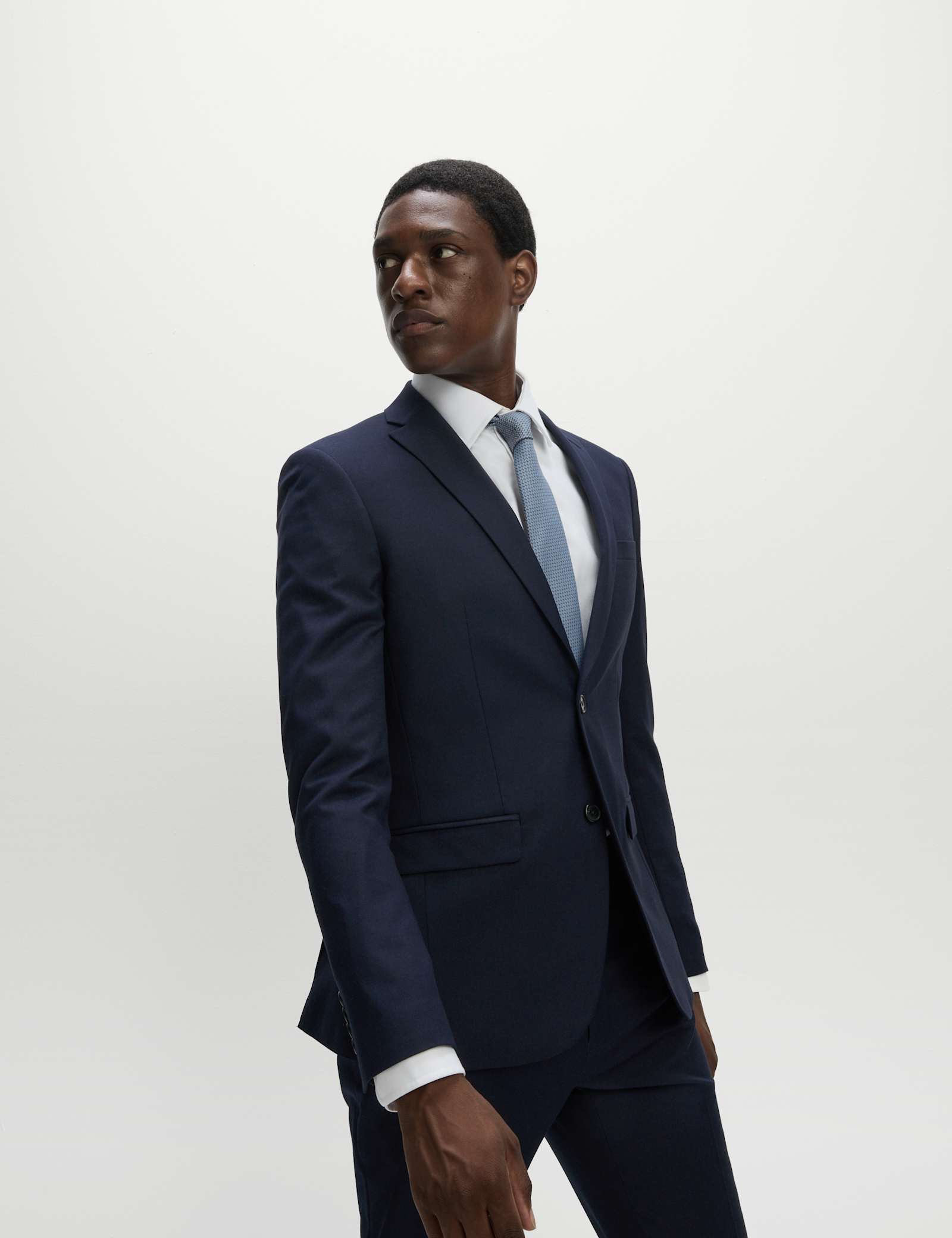 3 Piece Skinny Fit Stretch Suit - image 3