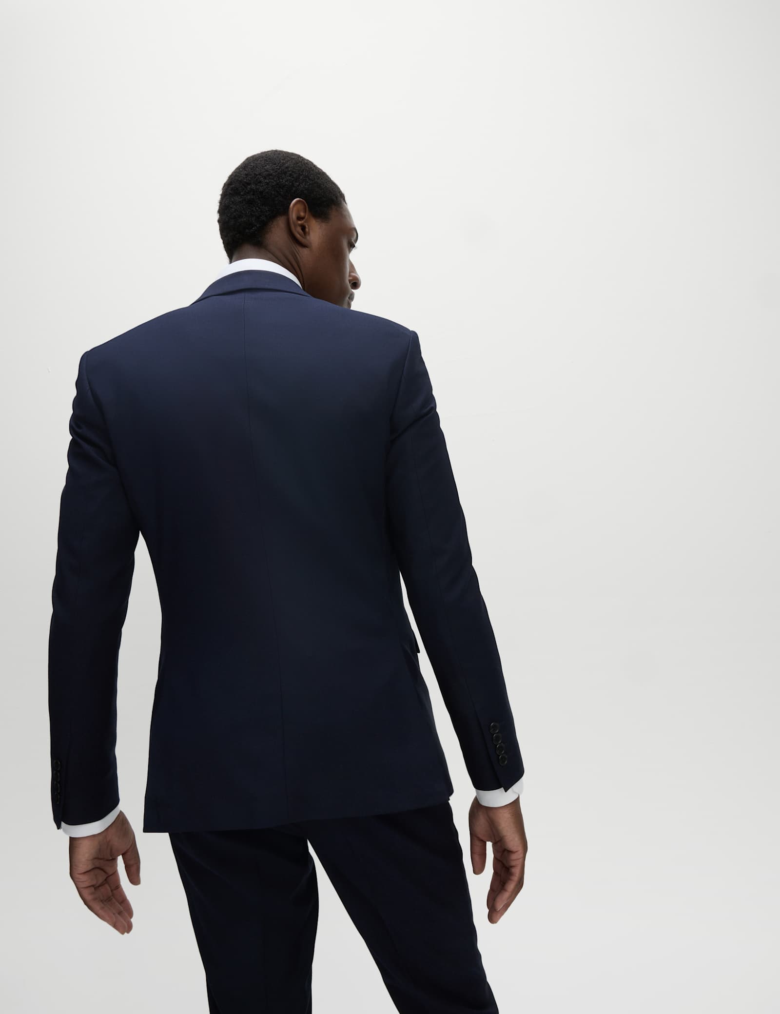 3 Piece Skinny Fit Stretch Suit - image 5
