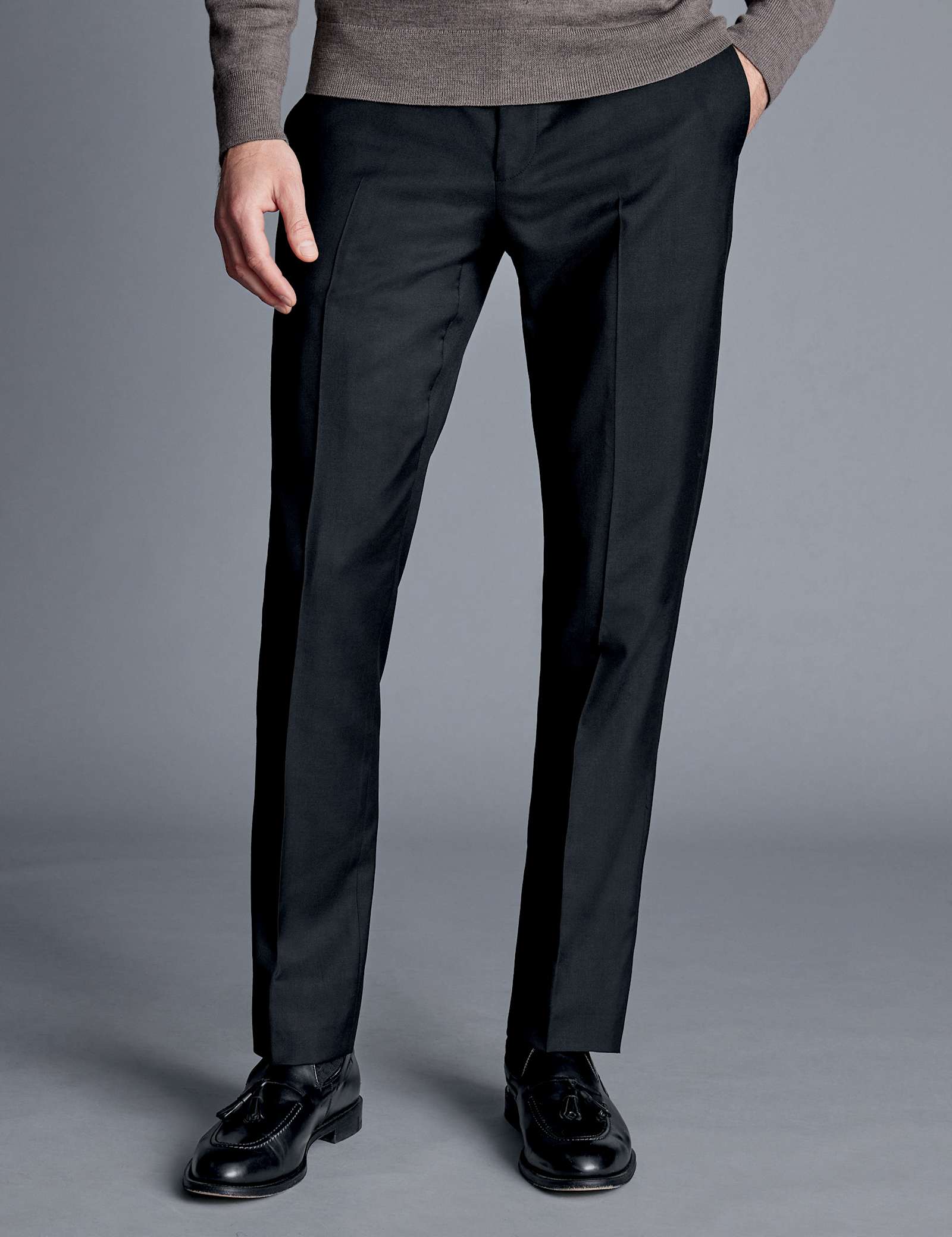 Regular Fit Pure Wool Stretch Suit - image 3