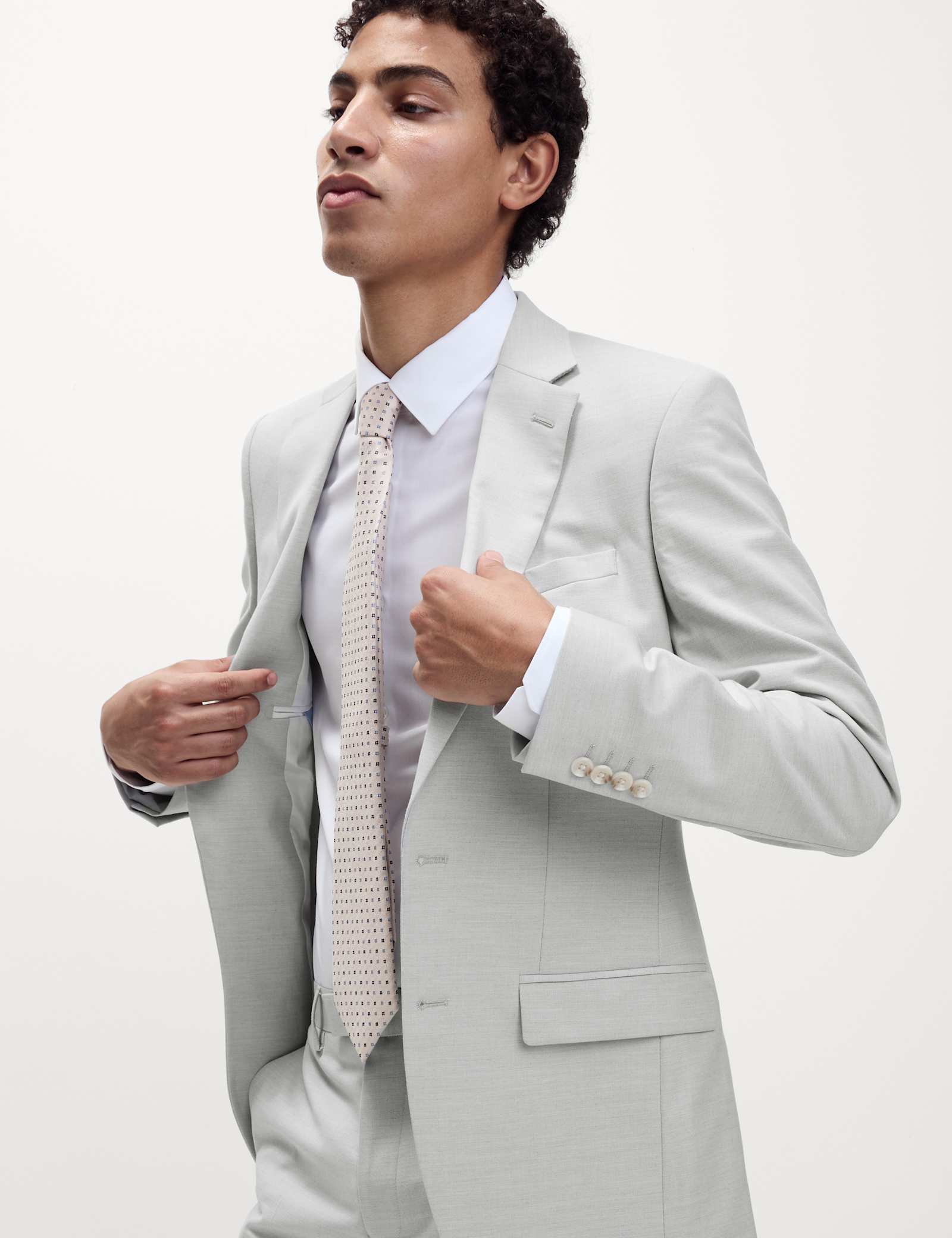2 Piece Slim Fit Stretch Suit - image 3