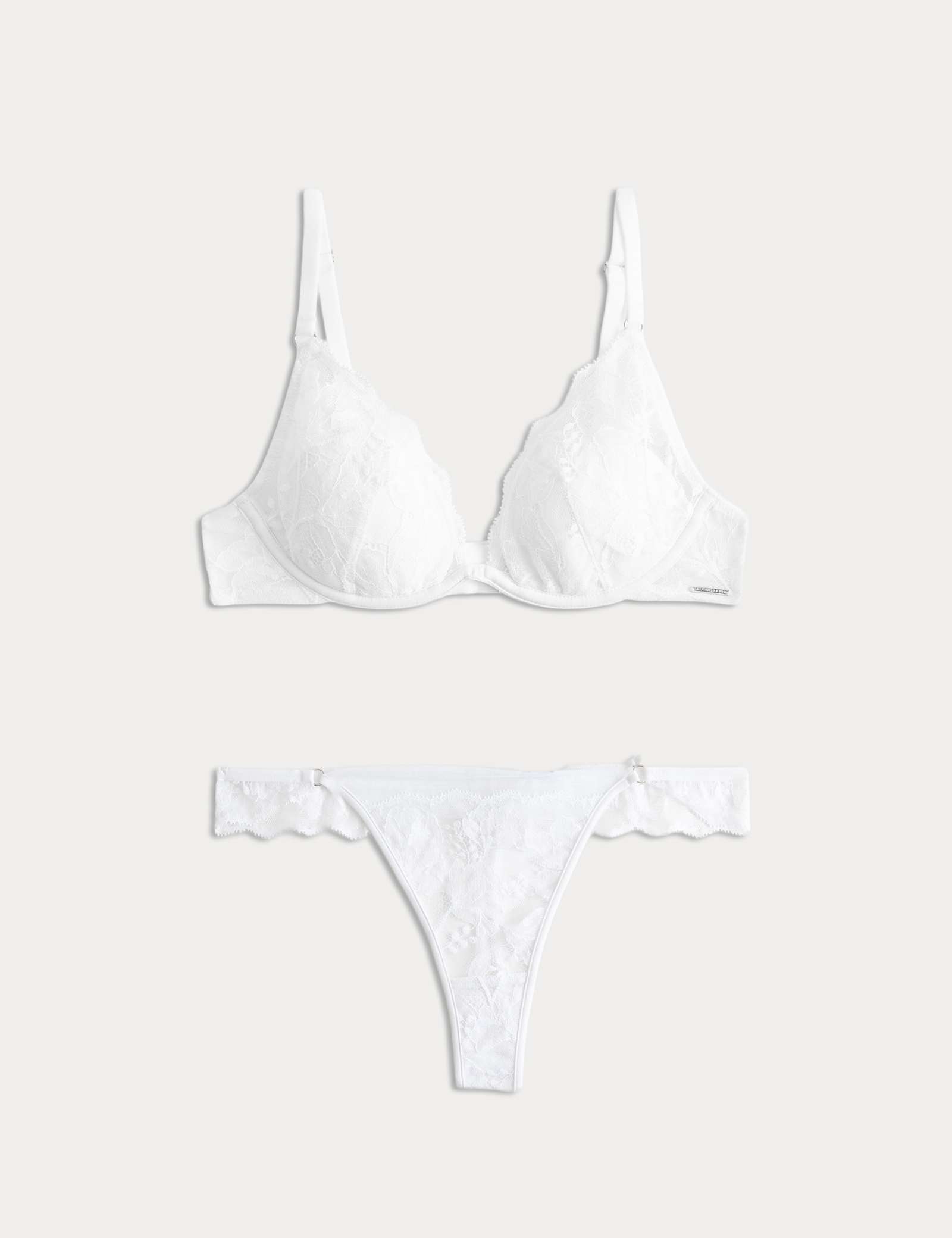 Savannah Lace Wired Plunge Bra Set A-E - image 3