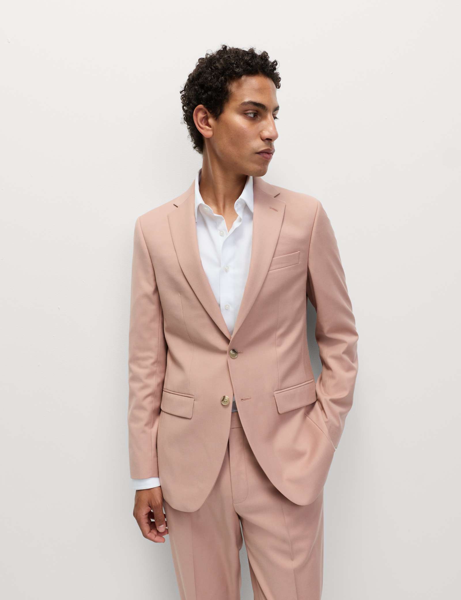 2 Piece Slim Fit Stretch Suit - image 2