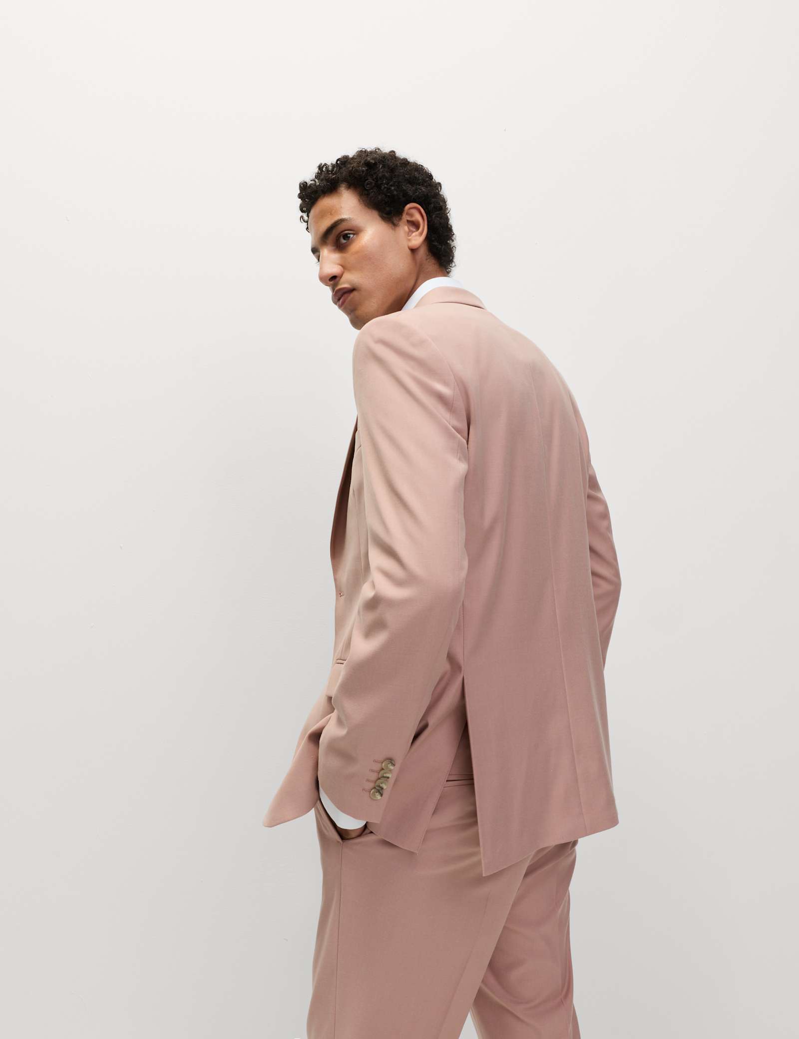 2 Piece Slim Fit Stretch Suit - image 3