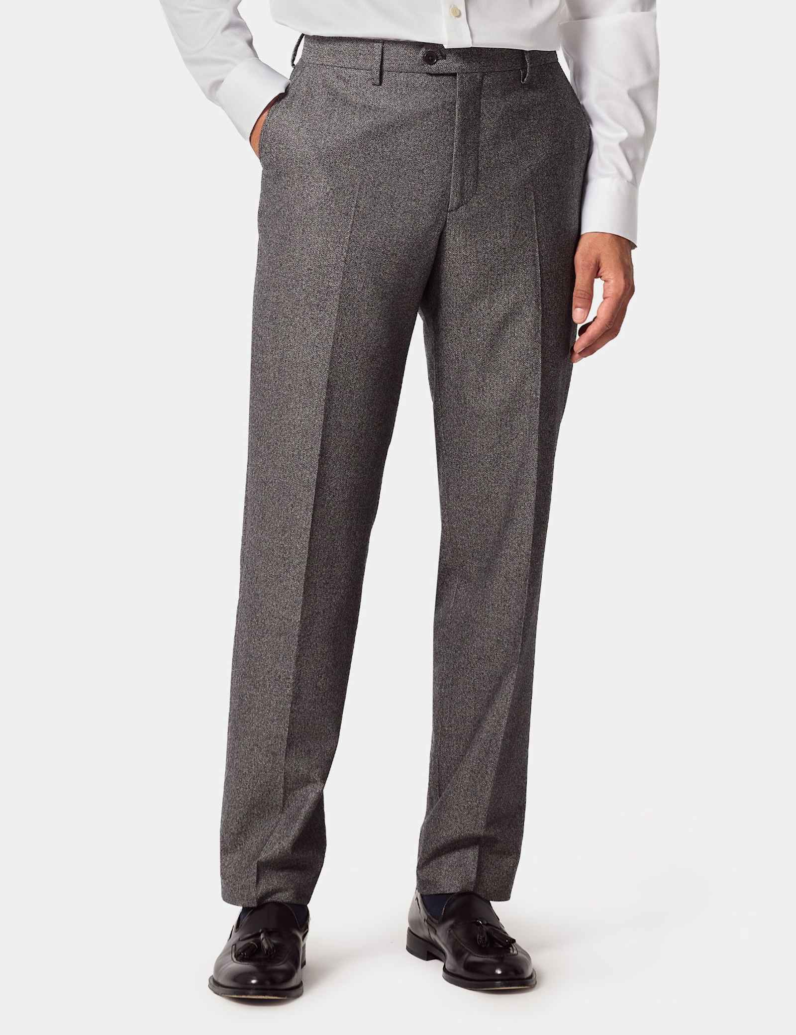Pure Wool Herringbone Suit - image 4