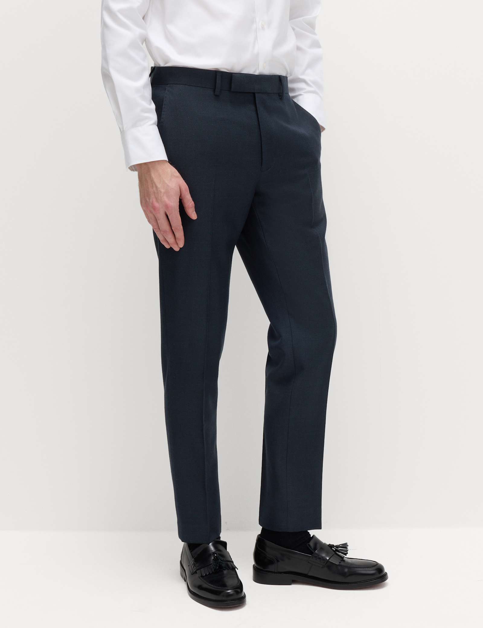 2 Piece Slim Fit Pure Wool Suit - image 5