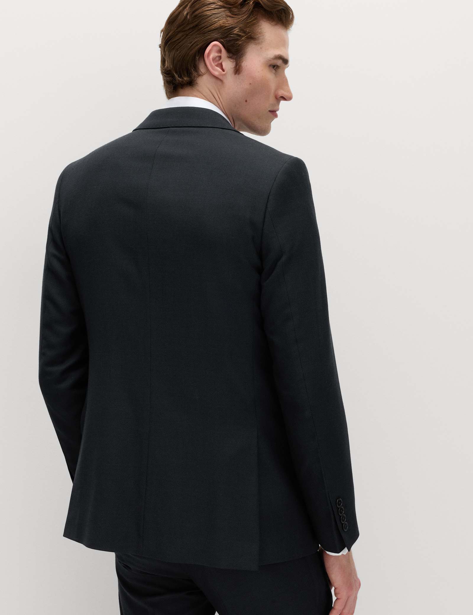 2 Piece Slim Fit Pure Wool Suit - image 3