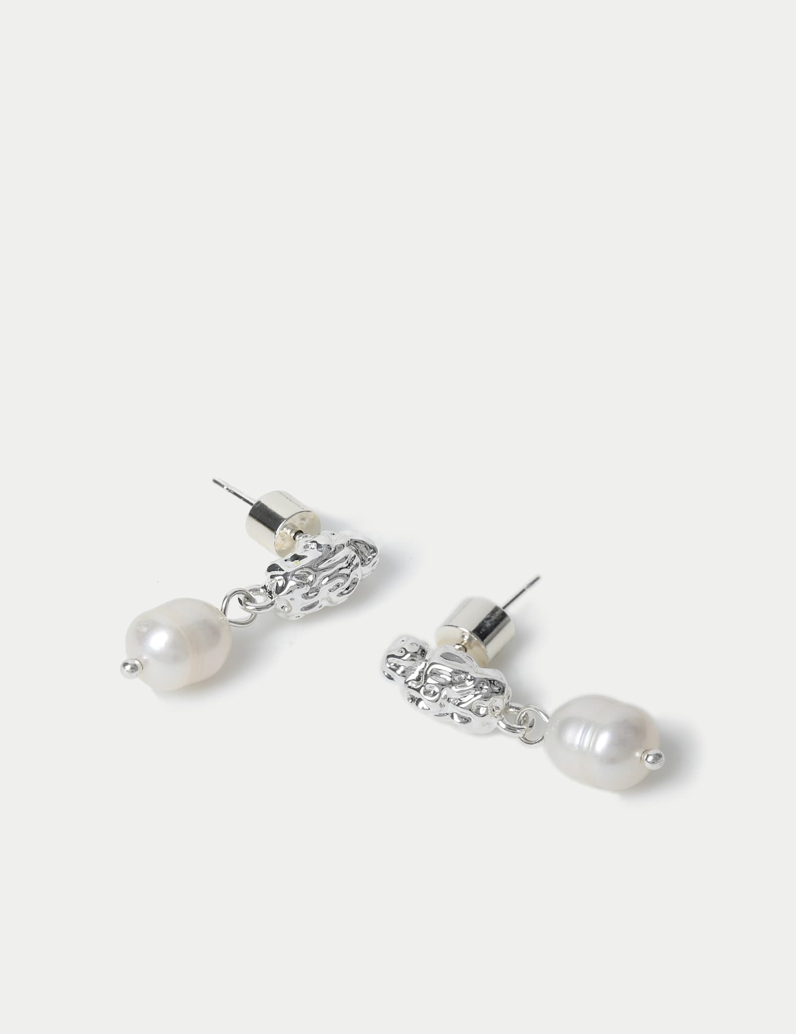 Pearl Drop Earrings - image 2