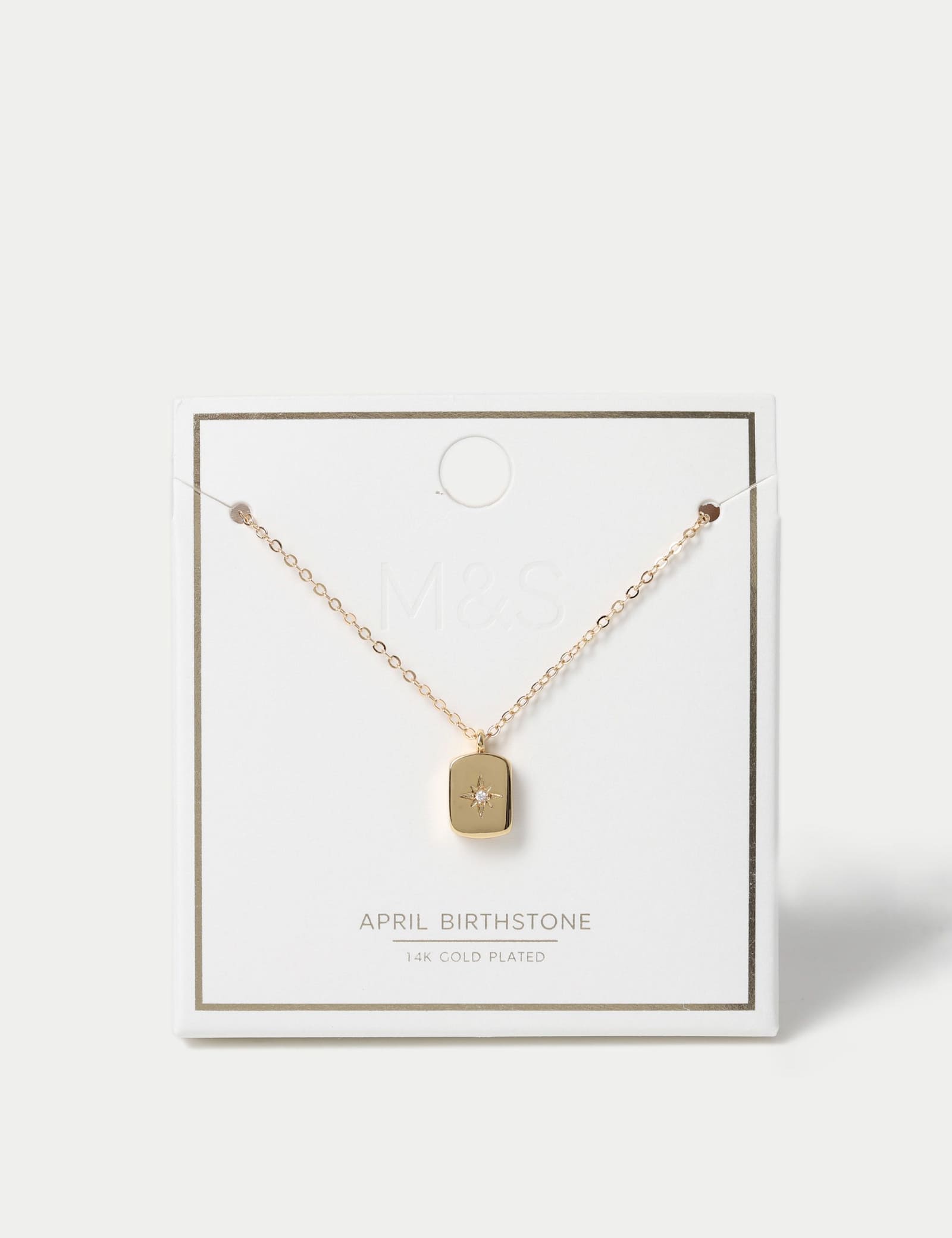 Gold Plated Birthstone Necklace - image 1
