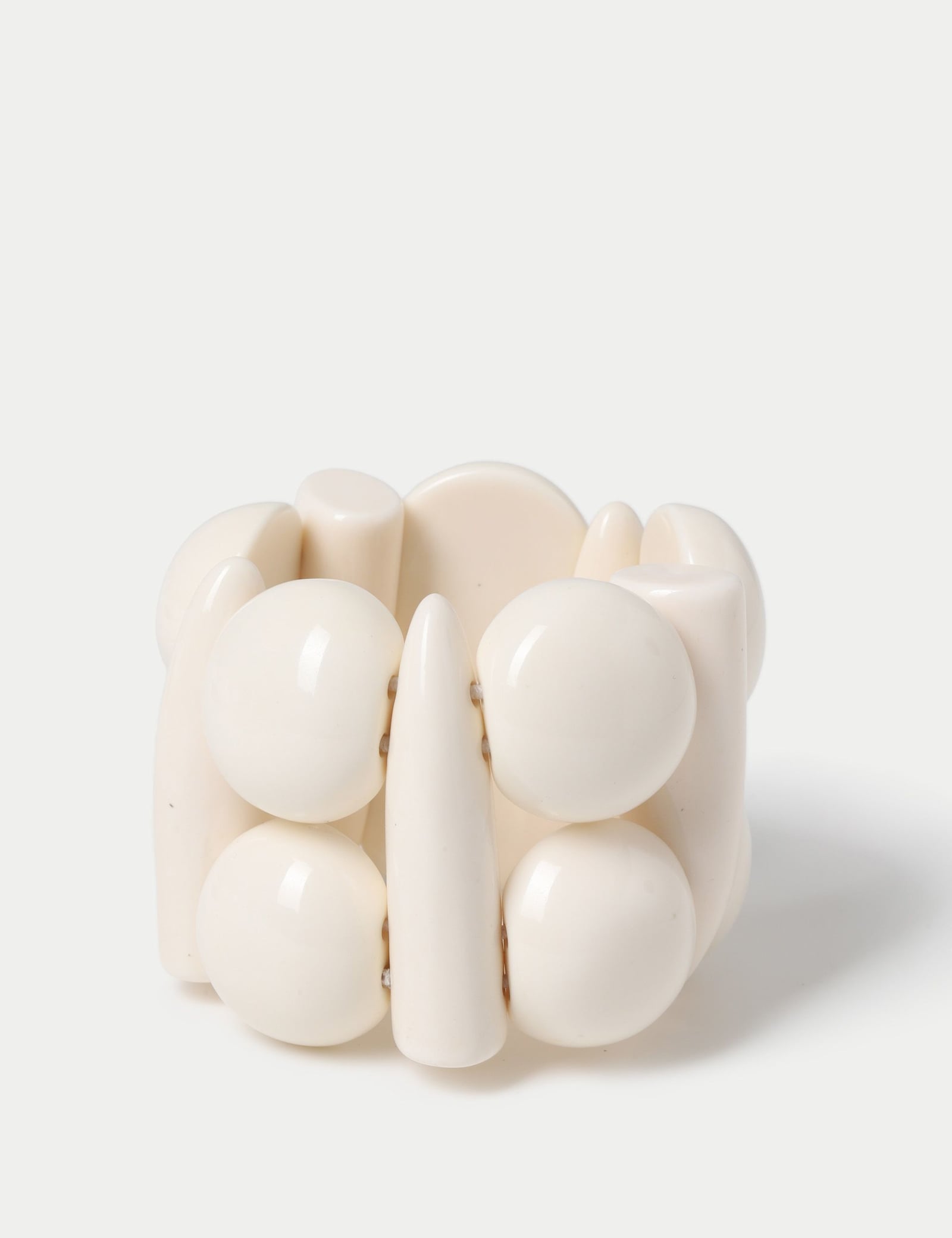 Resin Mixed Shape Stretch Bracelet - image 1
