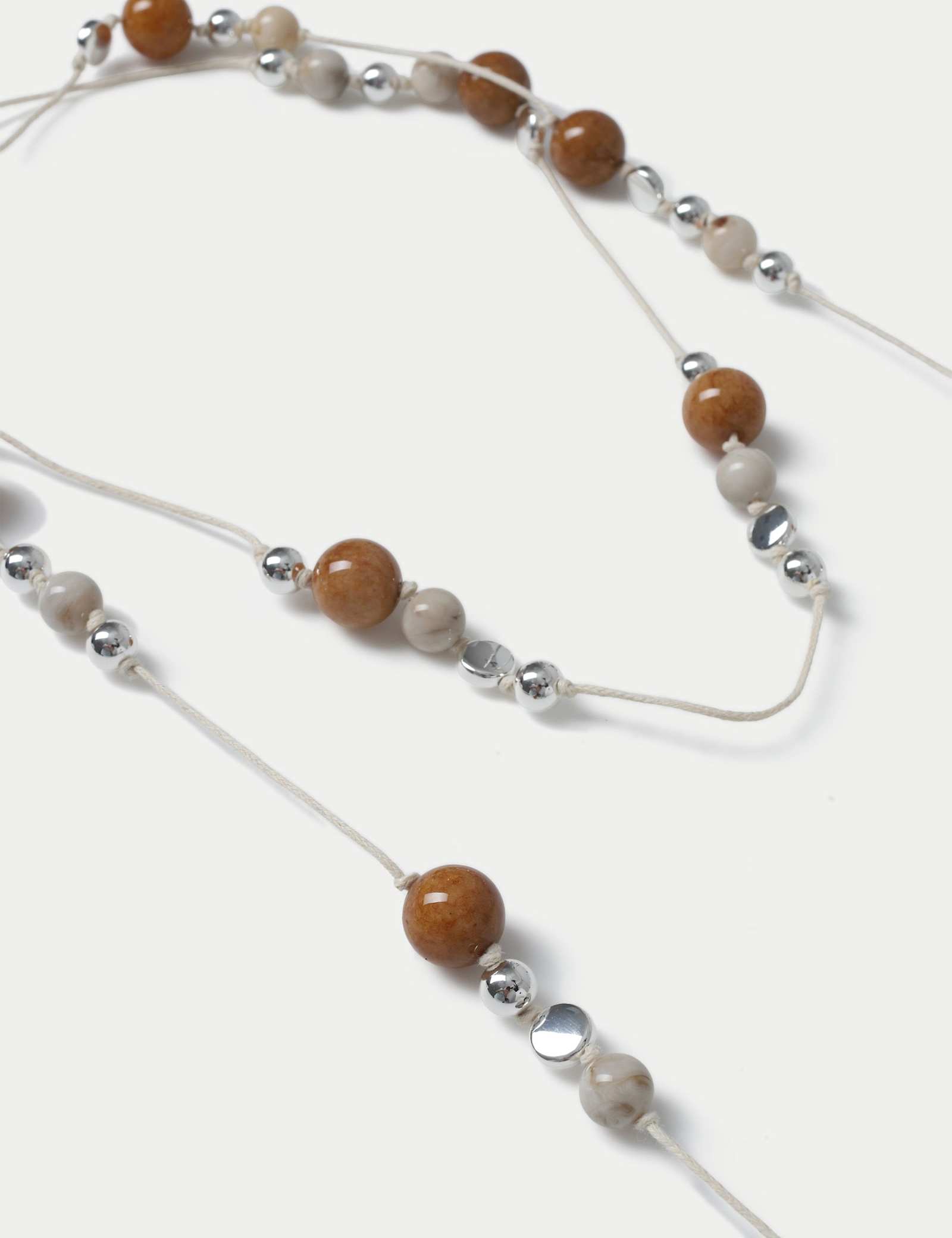 Natural Stone Wrap Around Necklace - image 2