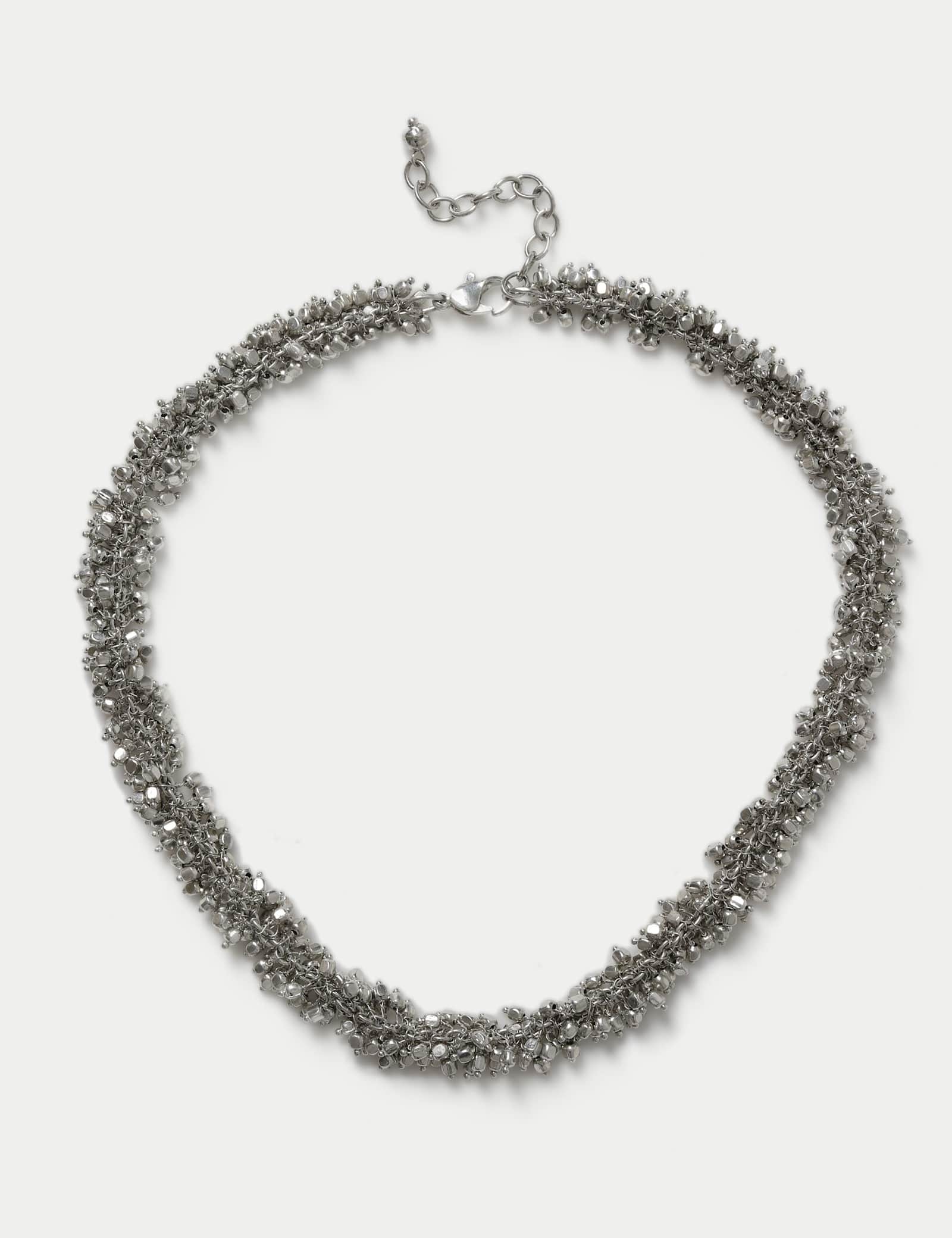 Beaded Cluster Necklace - image 1