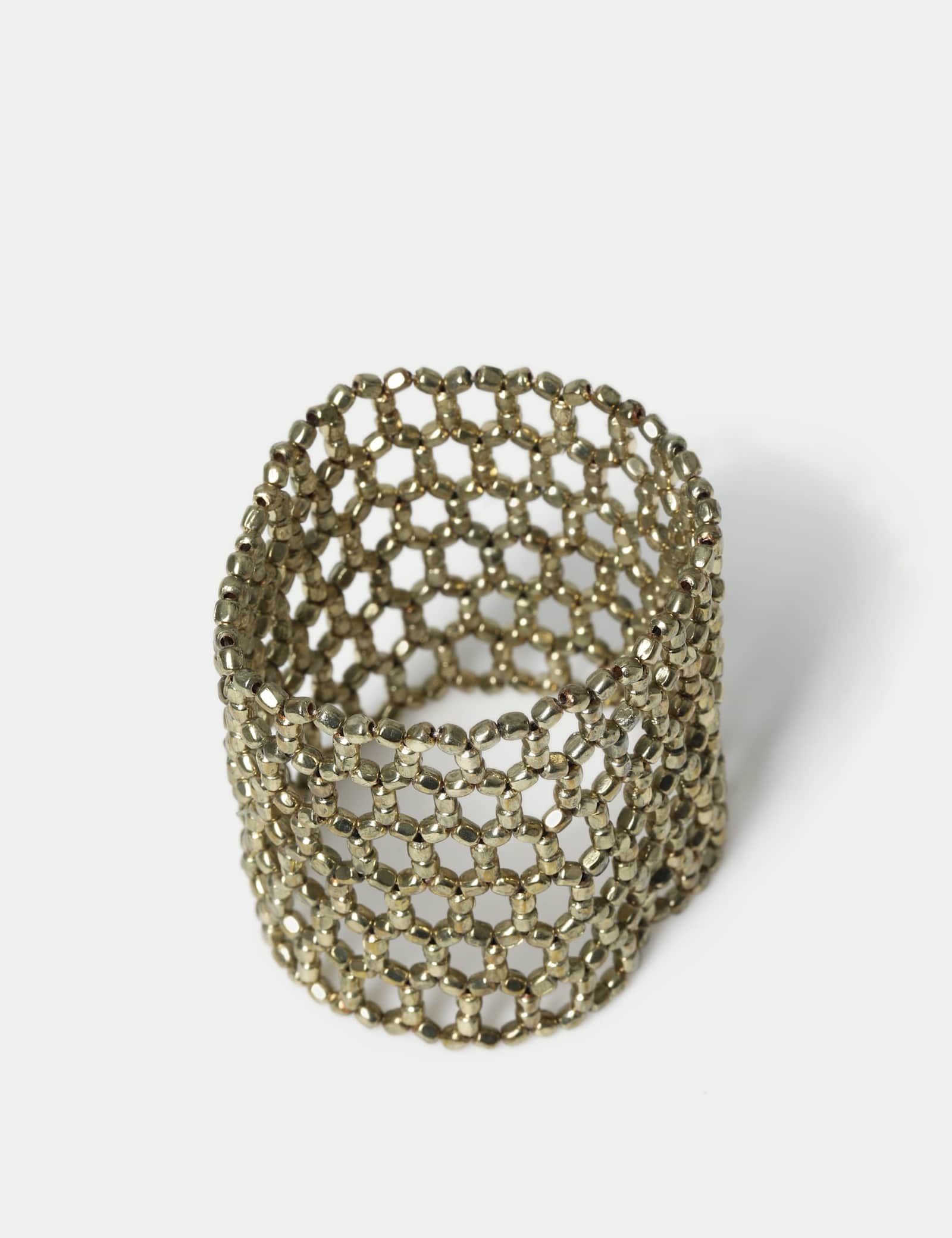Faceted Bead Stretch Bracelet - image 2