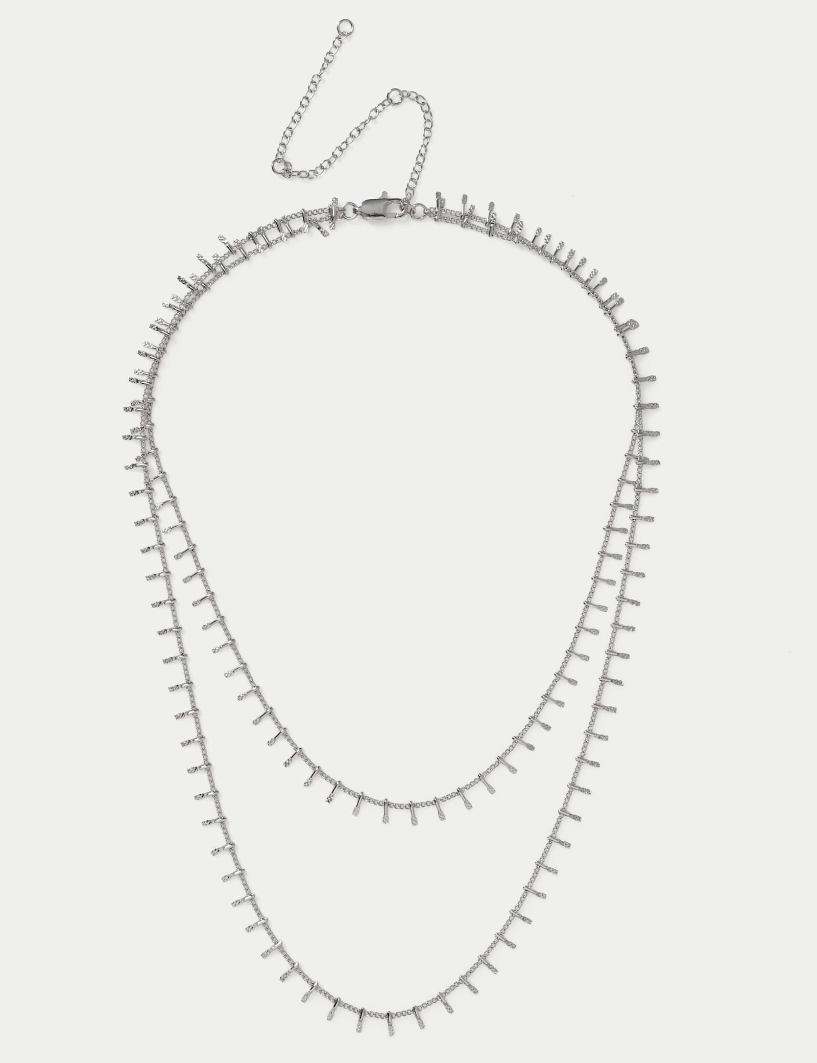 Small Charm Multirow Necklace - image 1