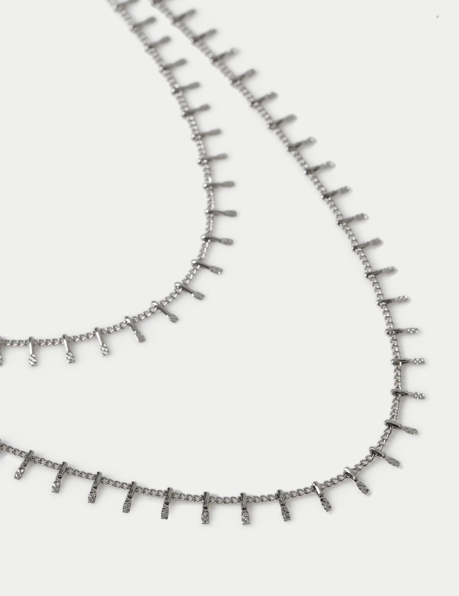 Small Charm Multirow Necklace - image 2