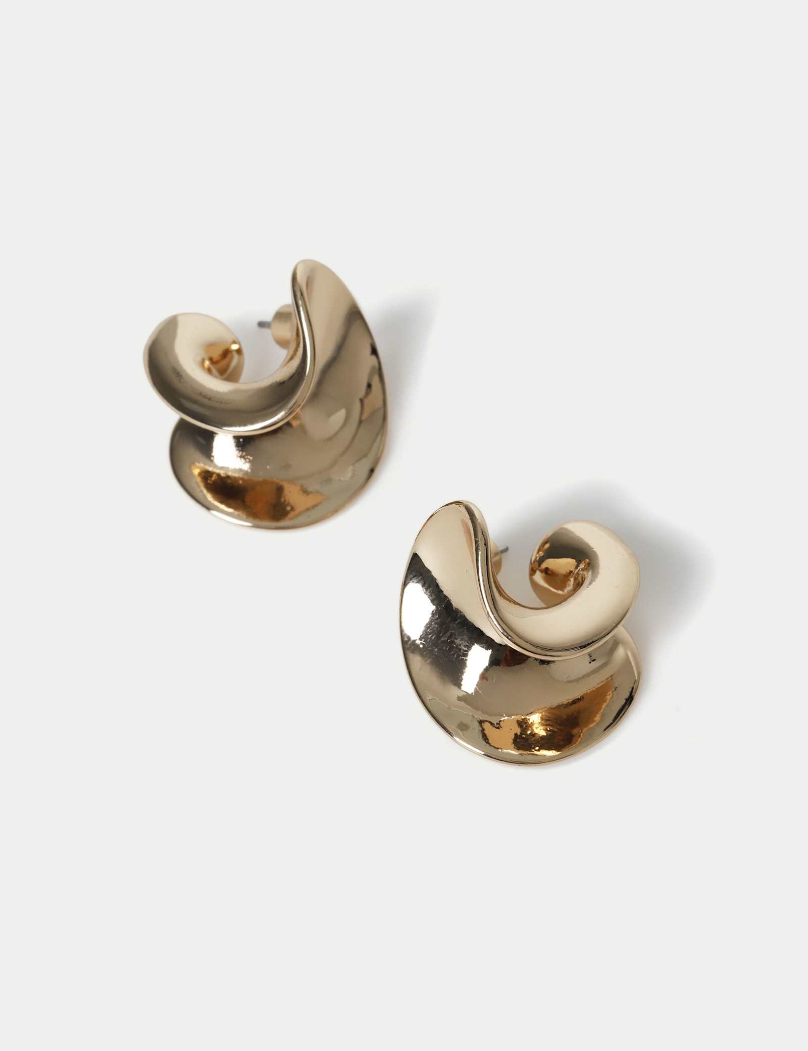 Swirl Stud Earrings - image 1