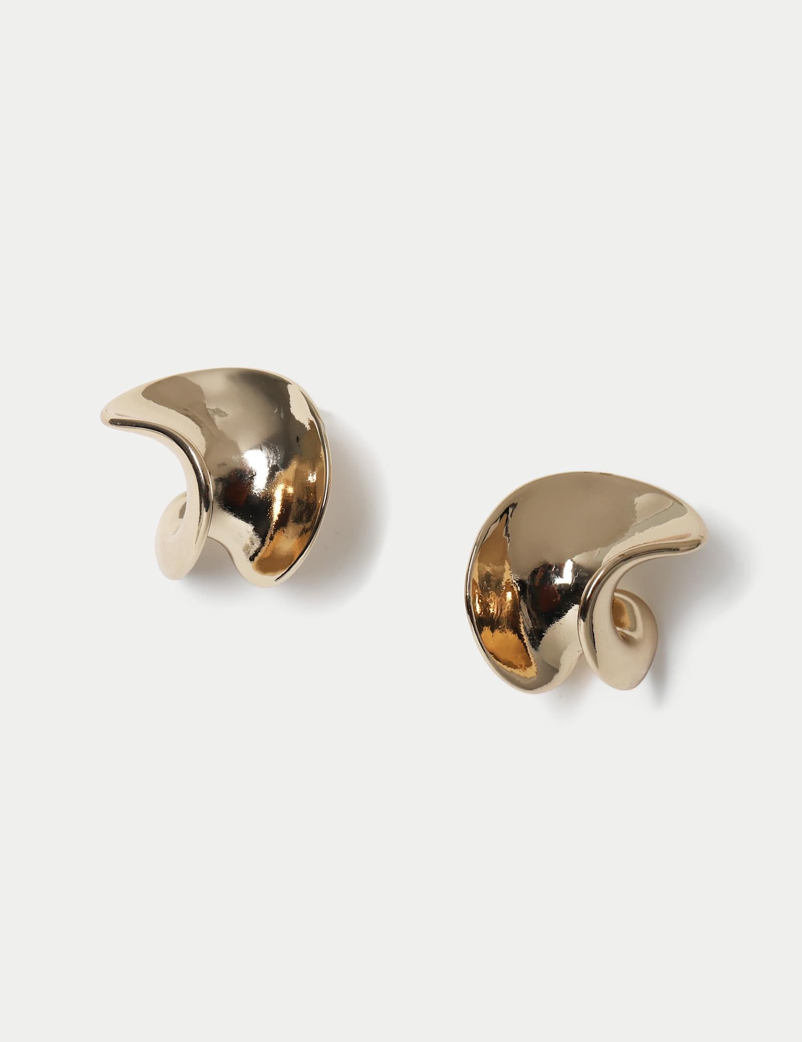 Swirl Stud Earrings - image 2