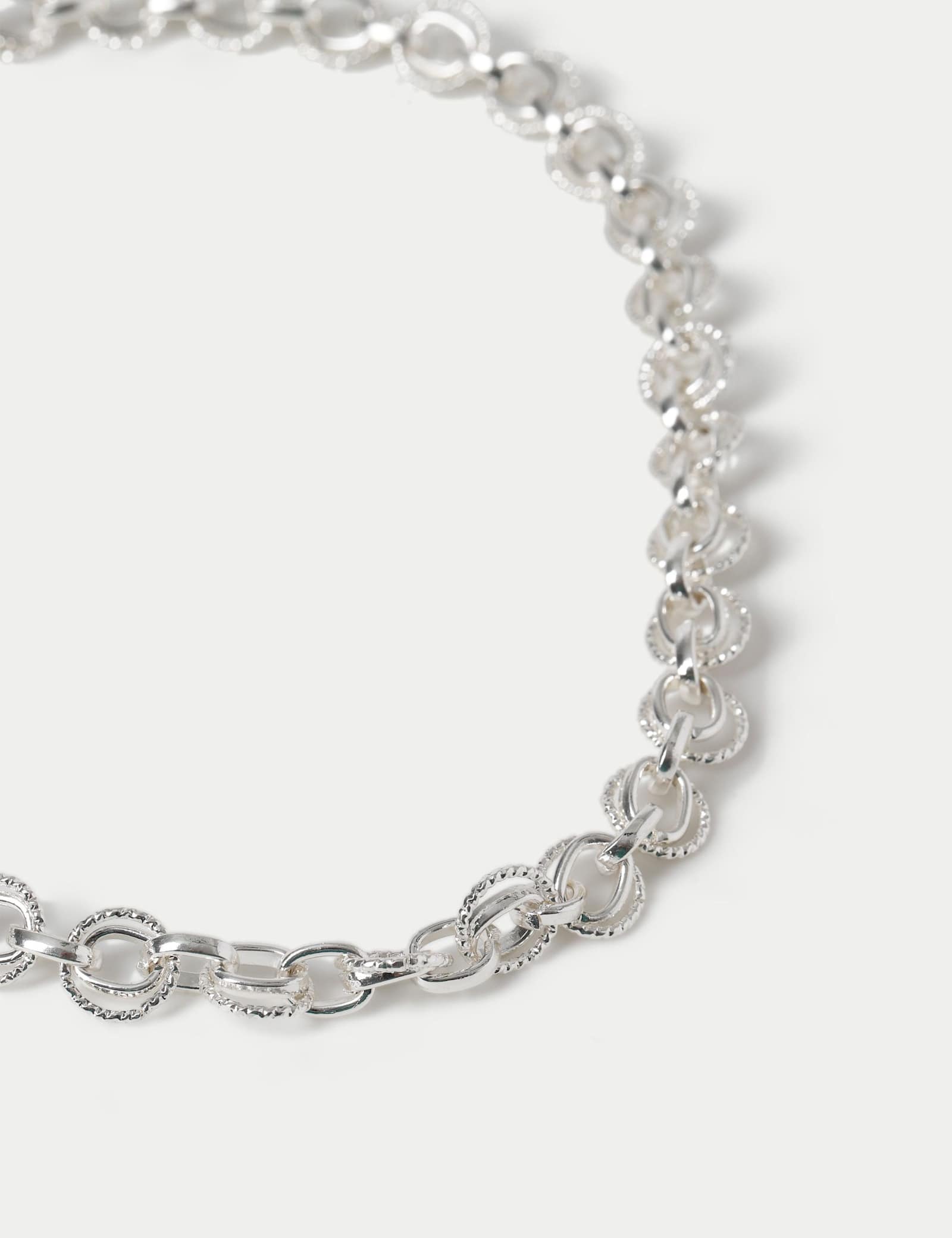 Mixed Link Chain Necklace - image 2