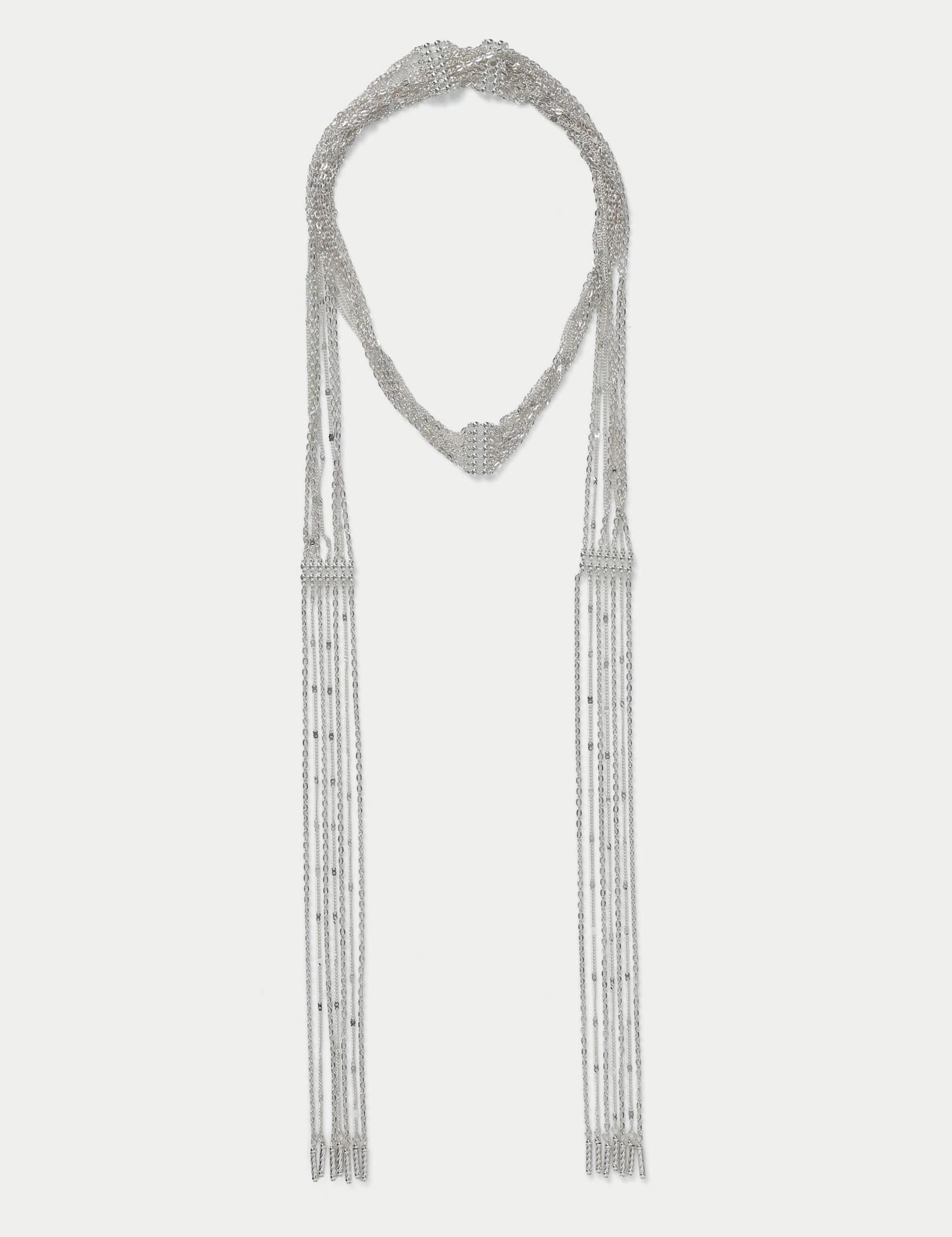 Multi Row Chain Scarf - image 1