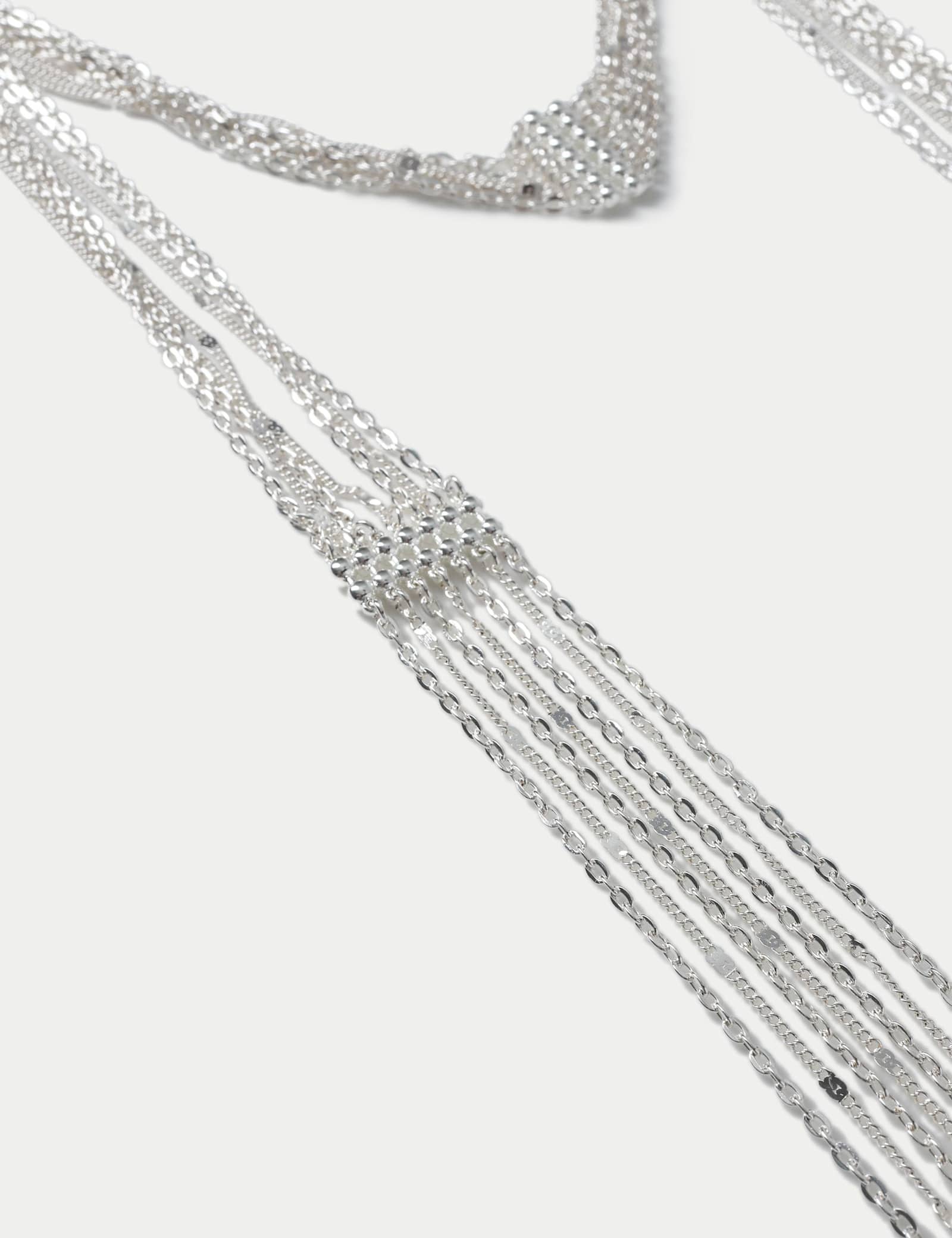 Multi Row Chain Scarf - image 2