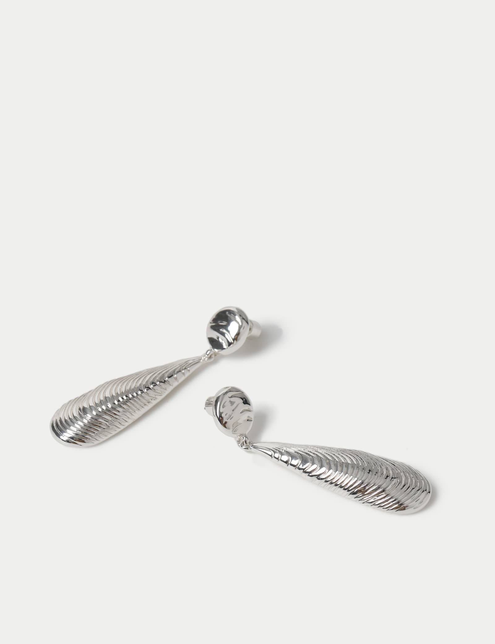 Shell Drop Earrings - image 2